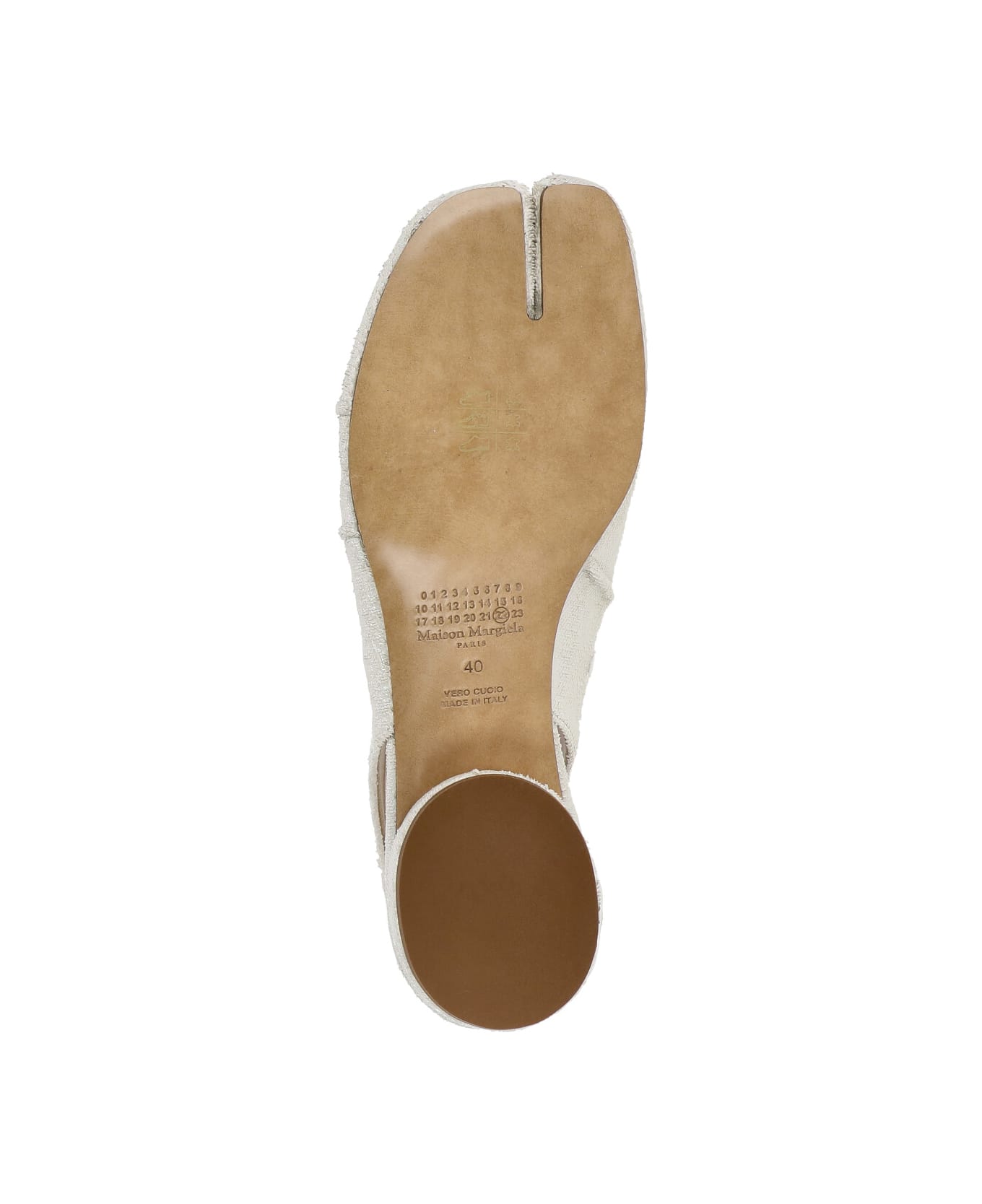Maison Margiela Tabi Slingback - White ハイヒール