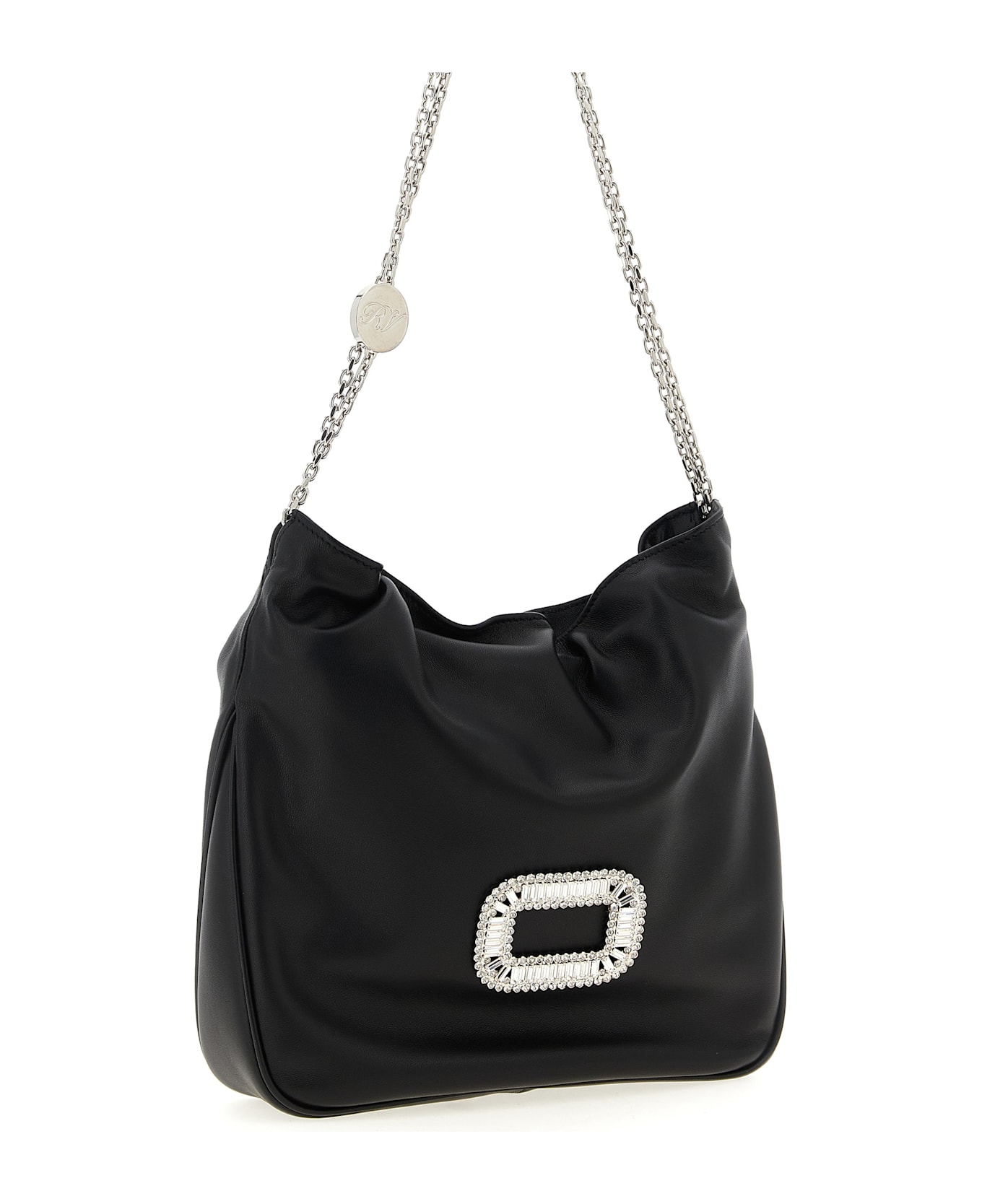 Roger Vivier 
pilgrim
 Mini Shoulder Bag - Black  