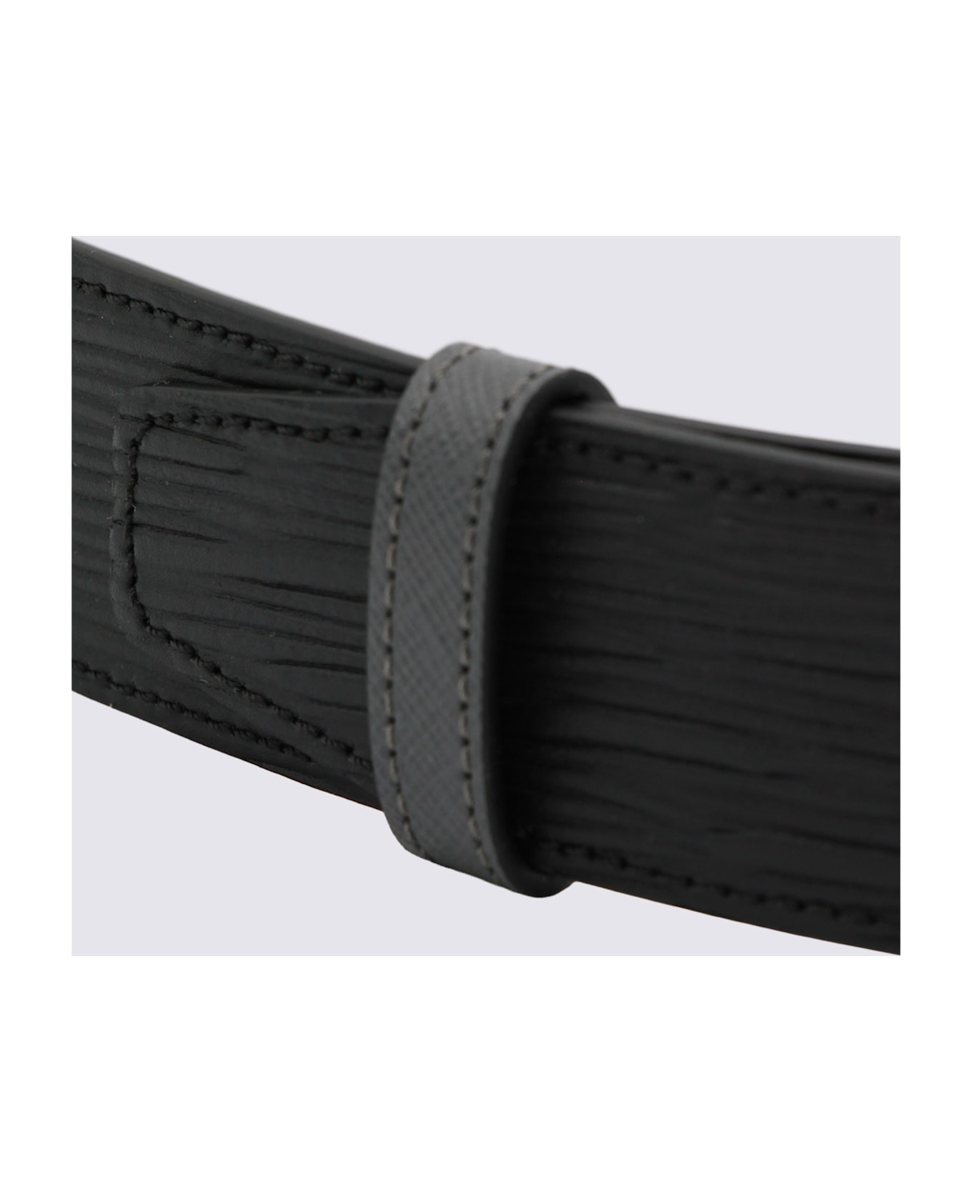 Montblanc Black Leather Belt