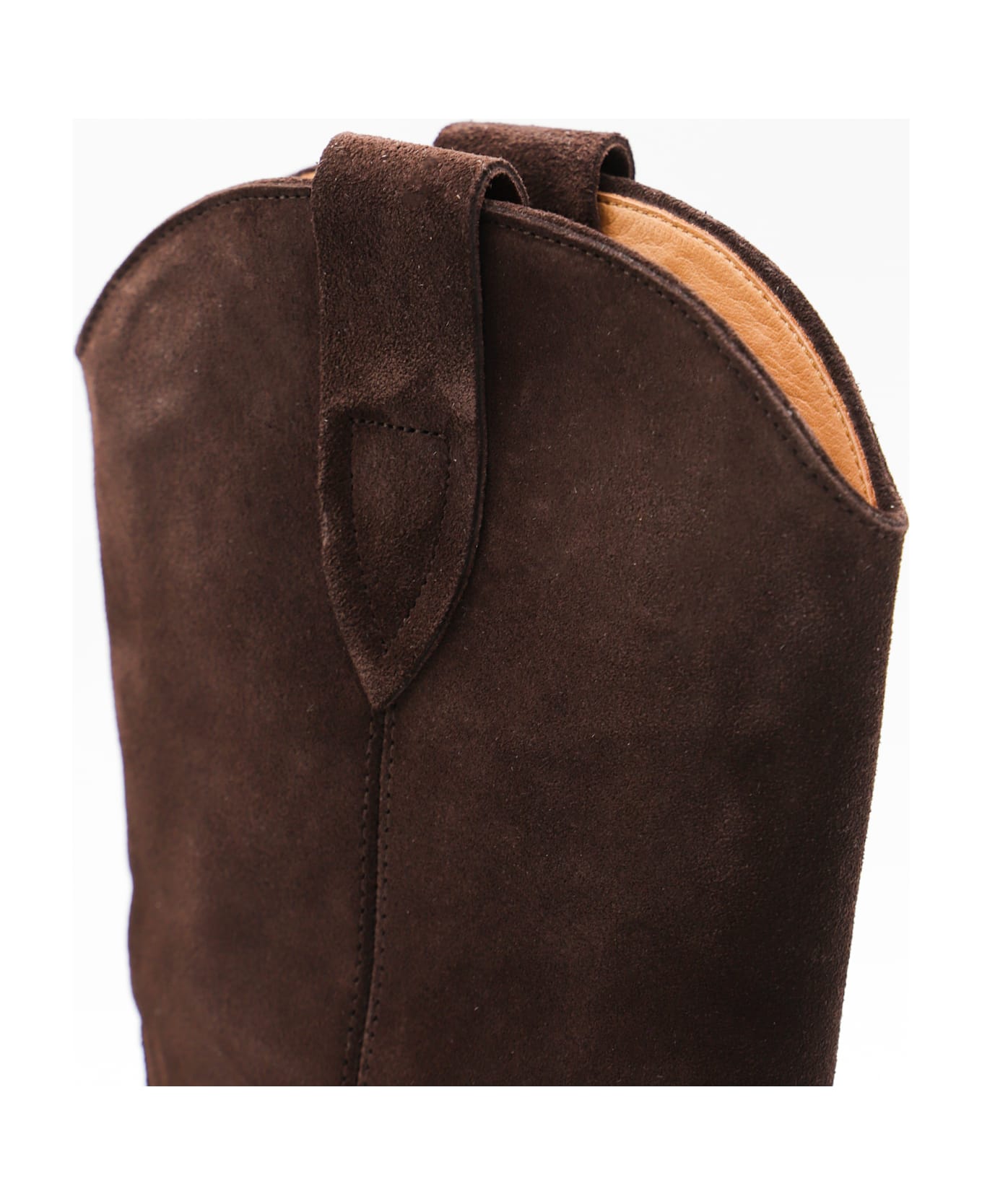 Isabel Marant Dark Brown Leather Duerto Boots - Brown