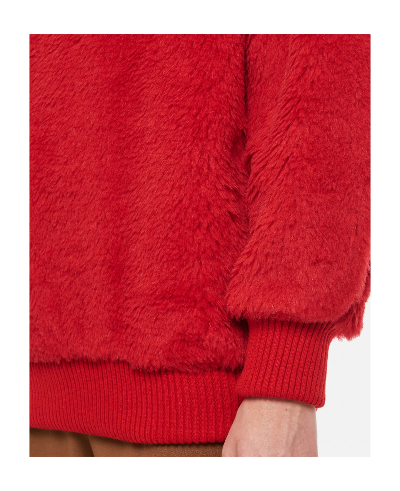 Max Mara Carmine Teddy Sweater - Red