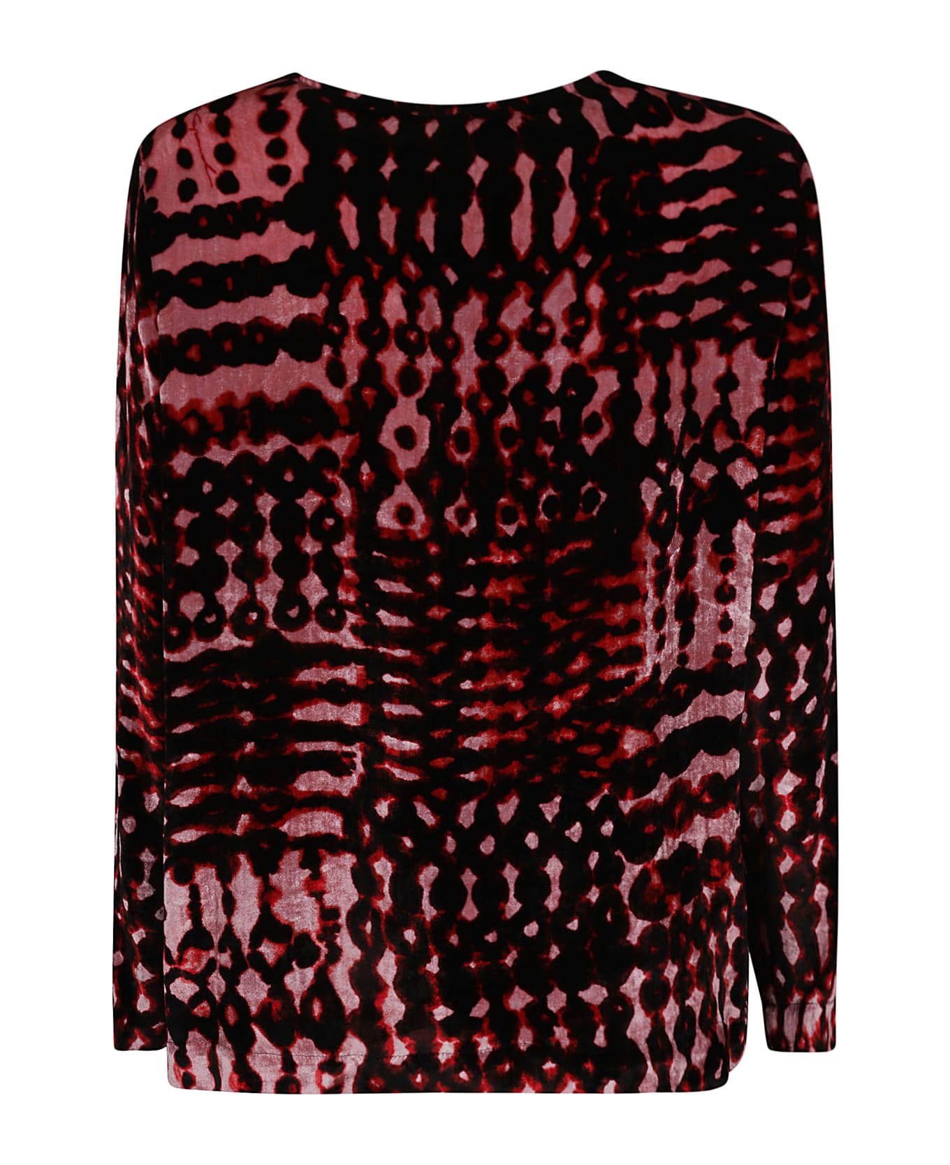 Gianluca Capannolo Printed Oversized Top - Multicolour/rosso