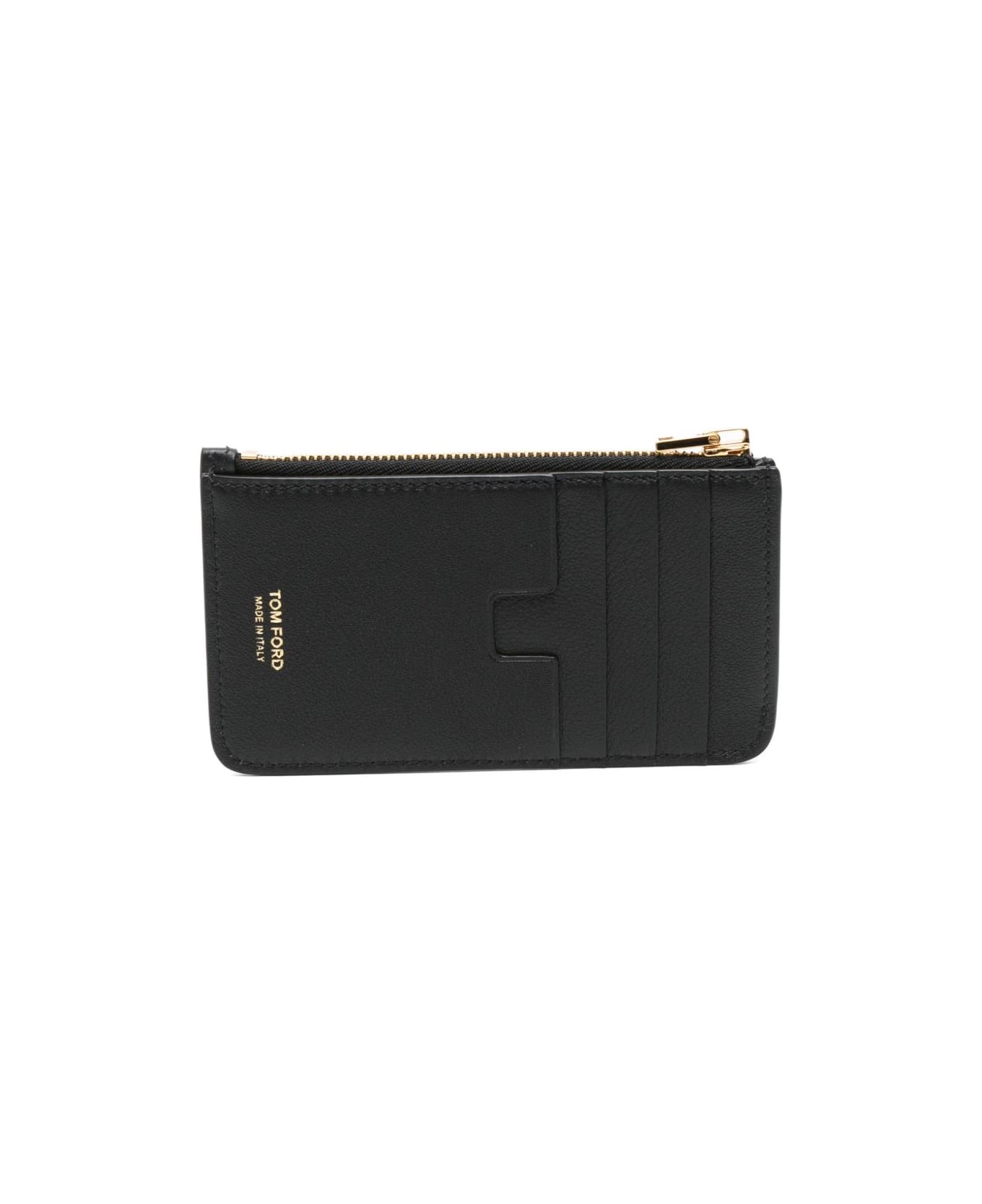 Tom Ford Card Holder With Lock - Black