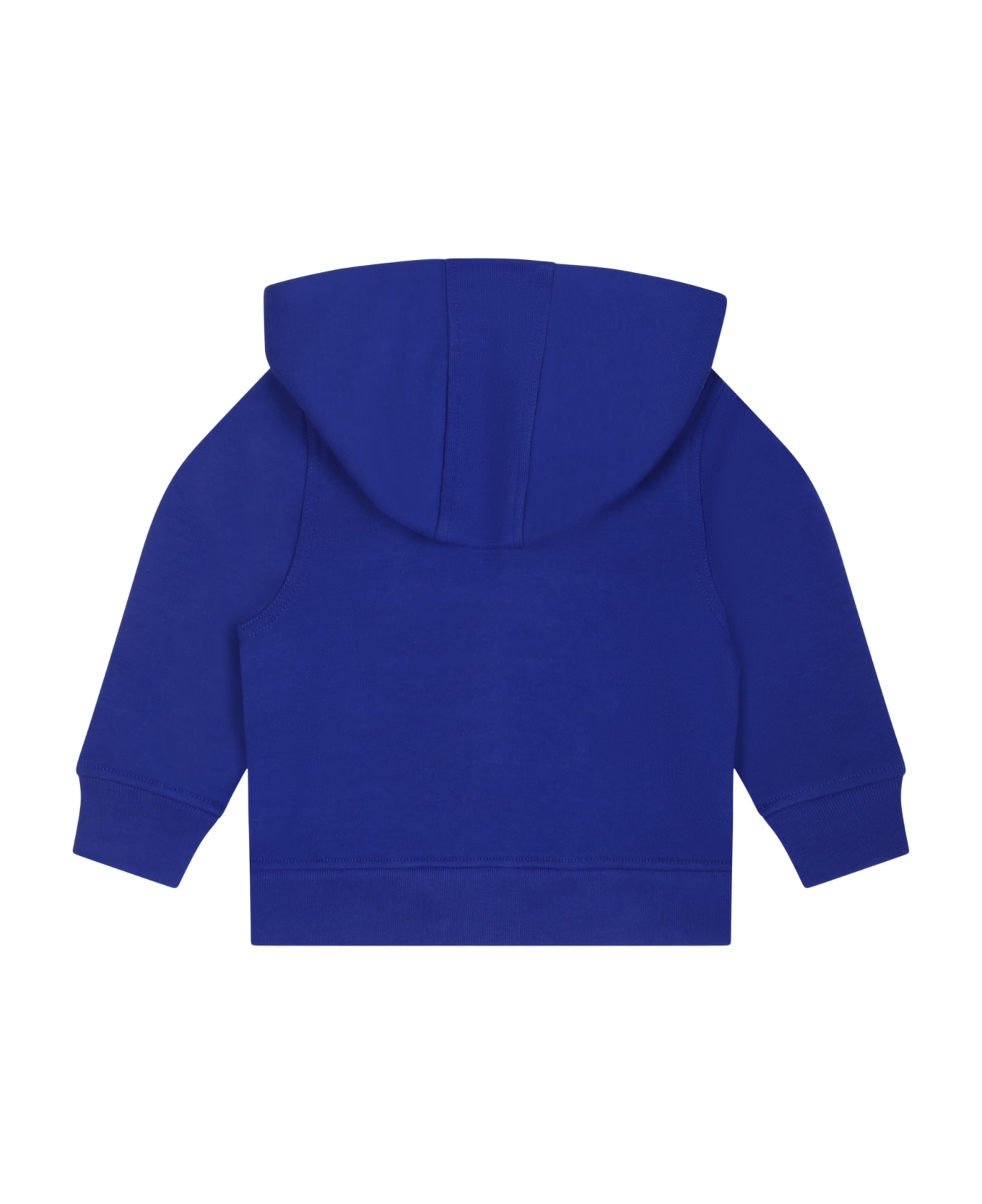 Burberry Sweatshirt For Baby Boy With Logo - Blue