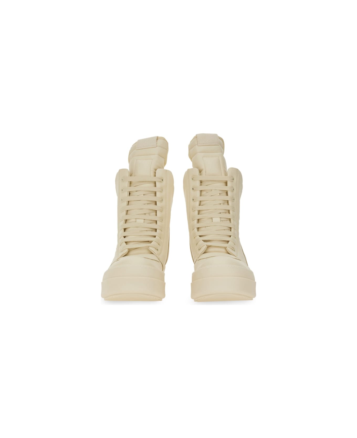Rick Owens "concordians" Leather Sneaker - BEIGE