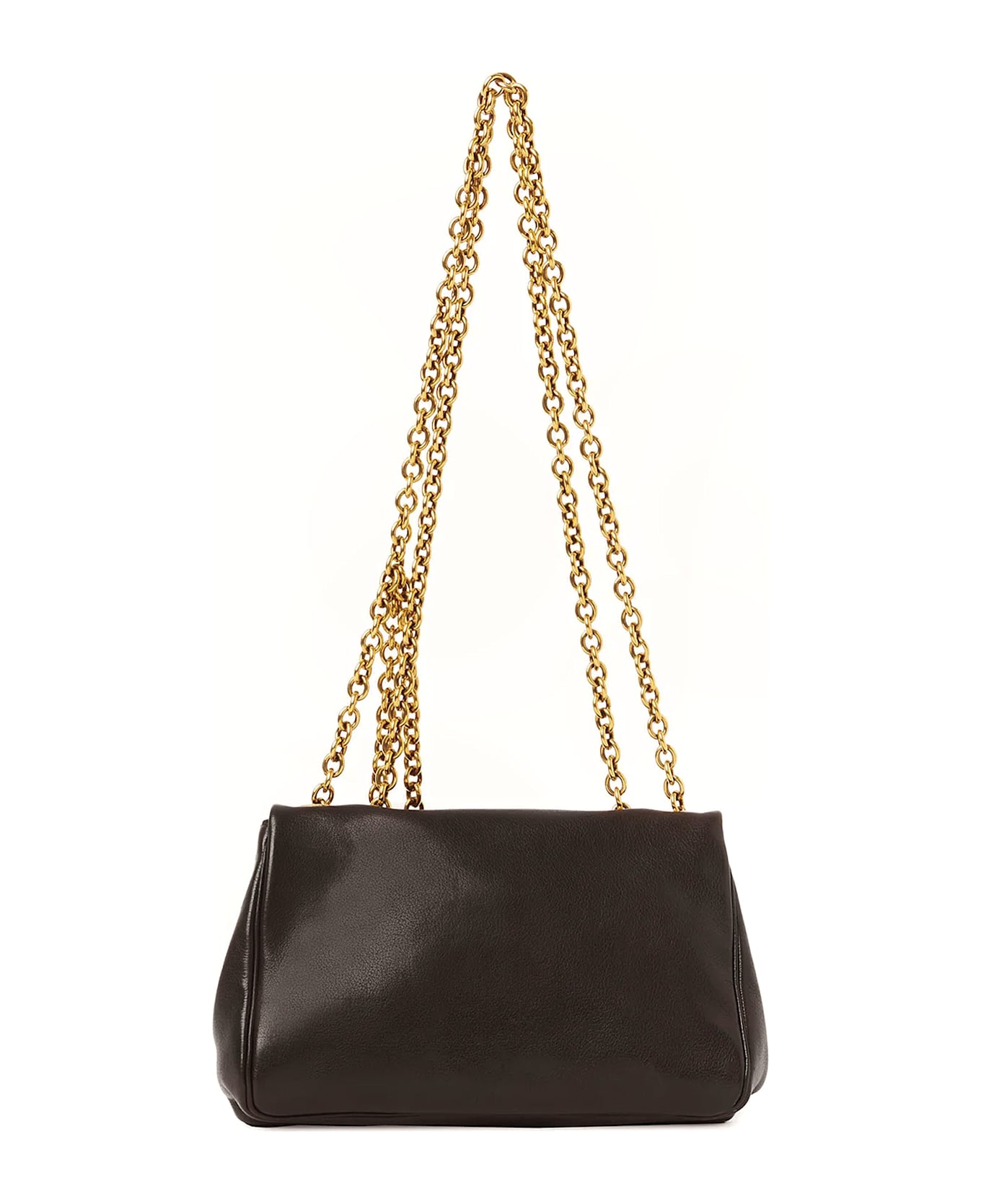 Chloé Heritage Leather Crossbody Bag - Inkbrown