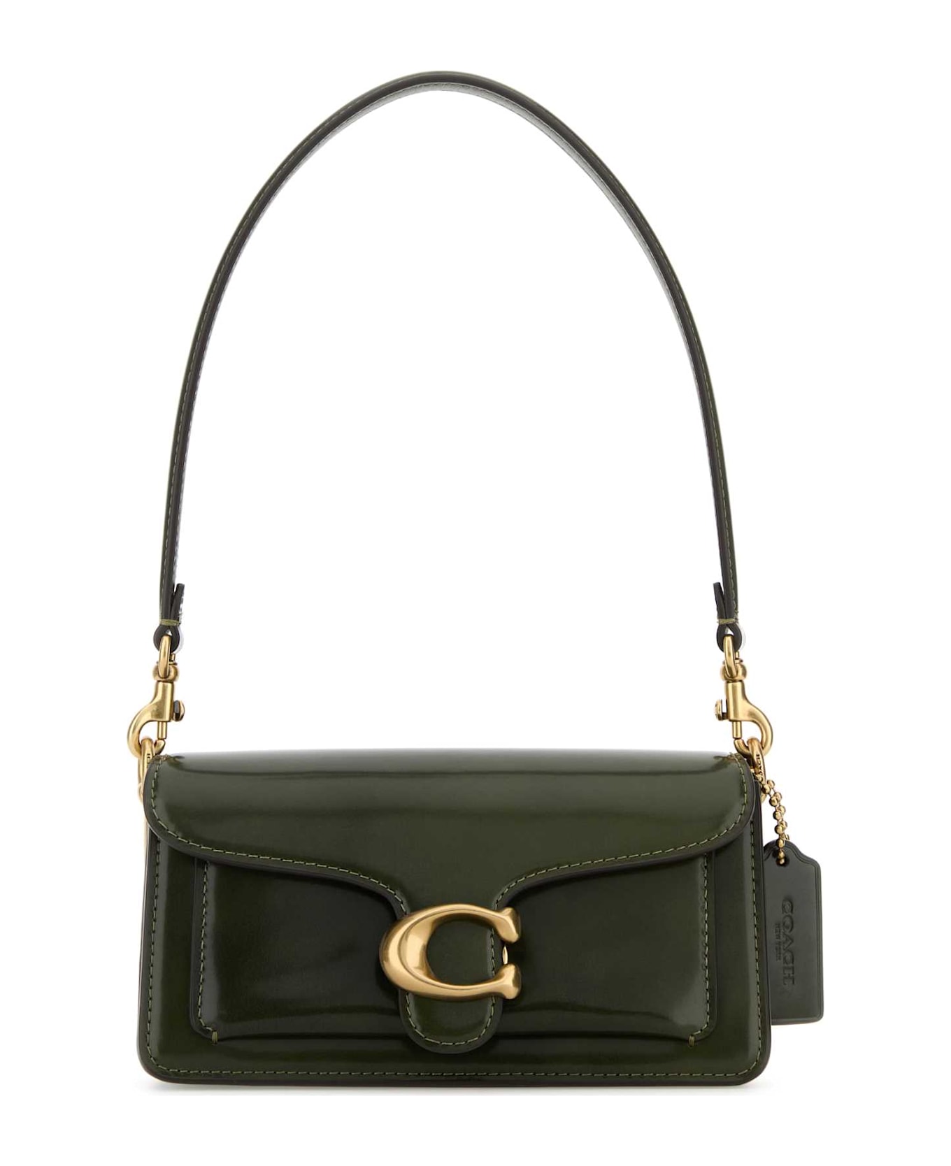 Coach Olive Green Leather Tabby 20 Shoulder Bag - B4OLIVE