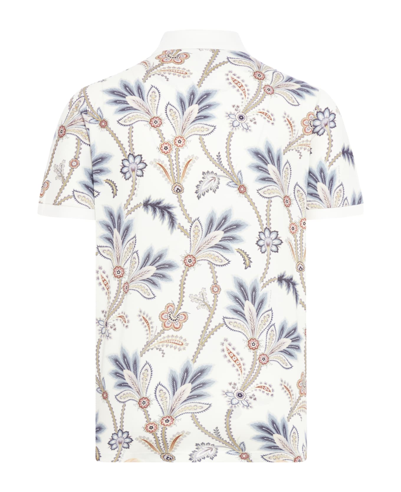 Etro Botanical-print Polo - Multicolour