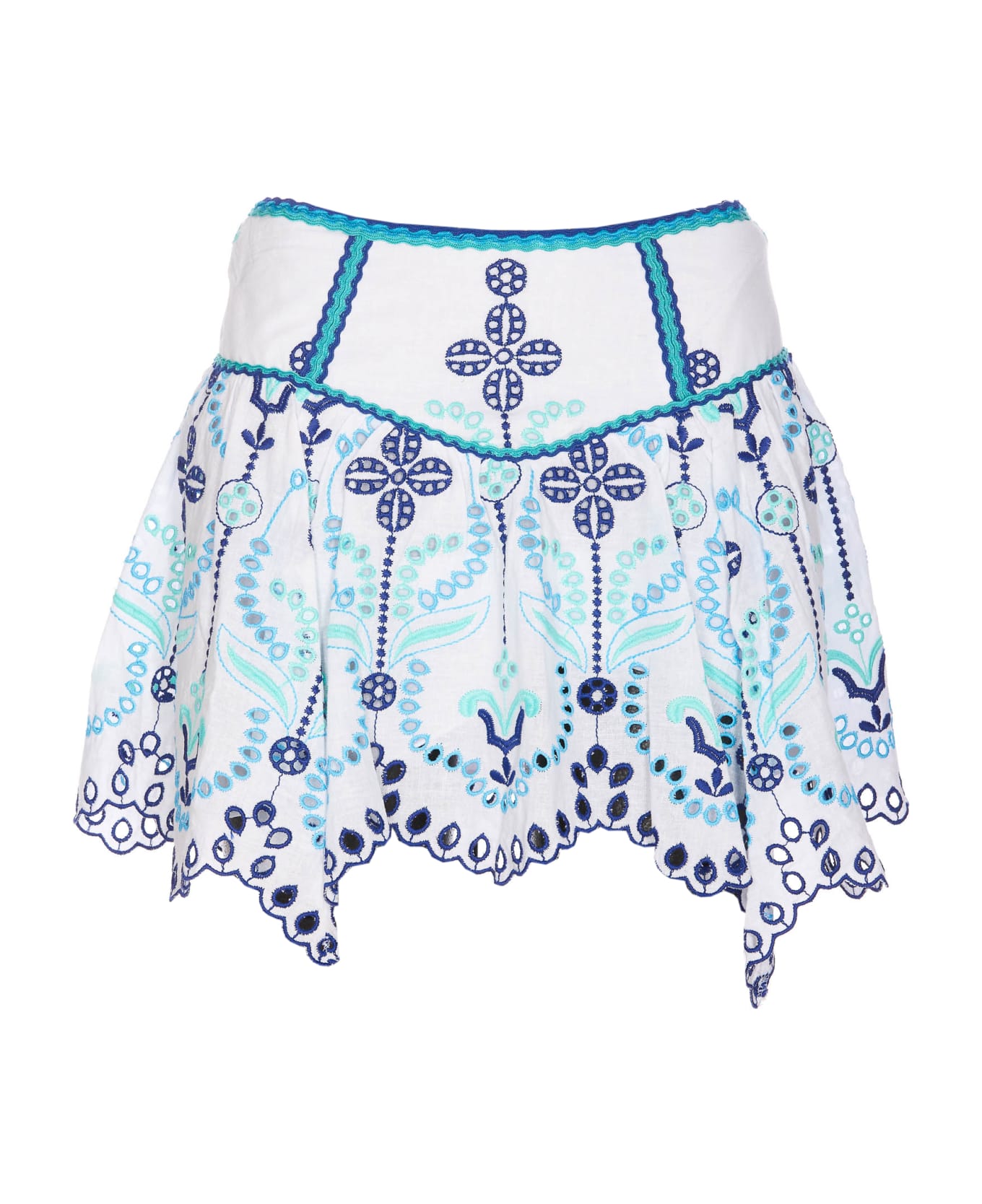 Charo Ruiz Pauline Short Skirt - Blue