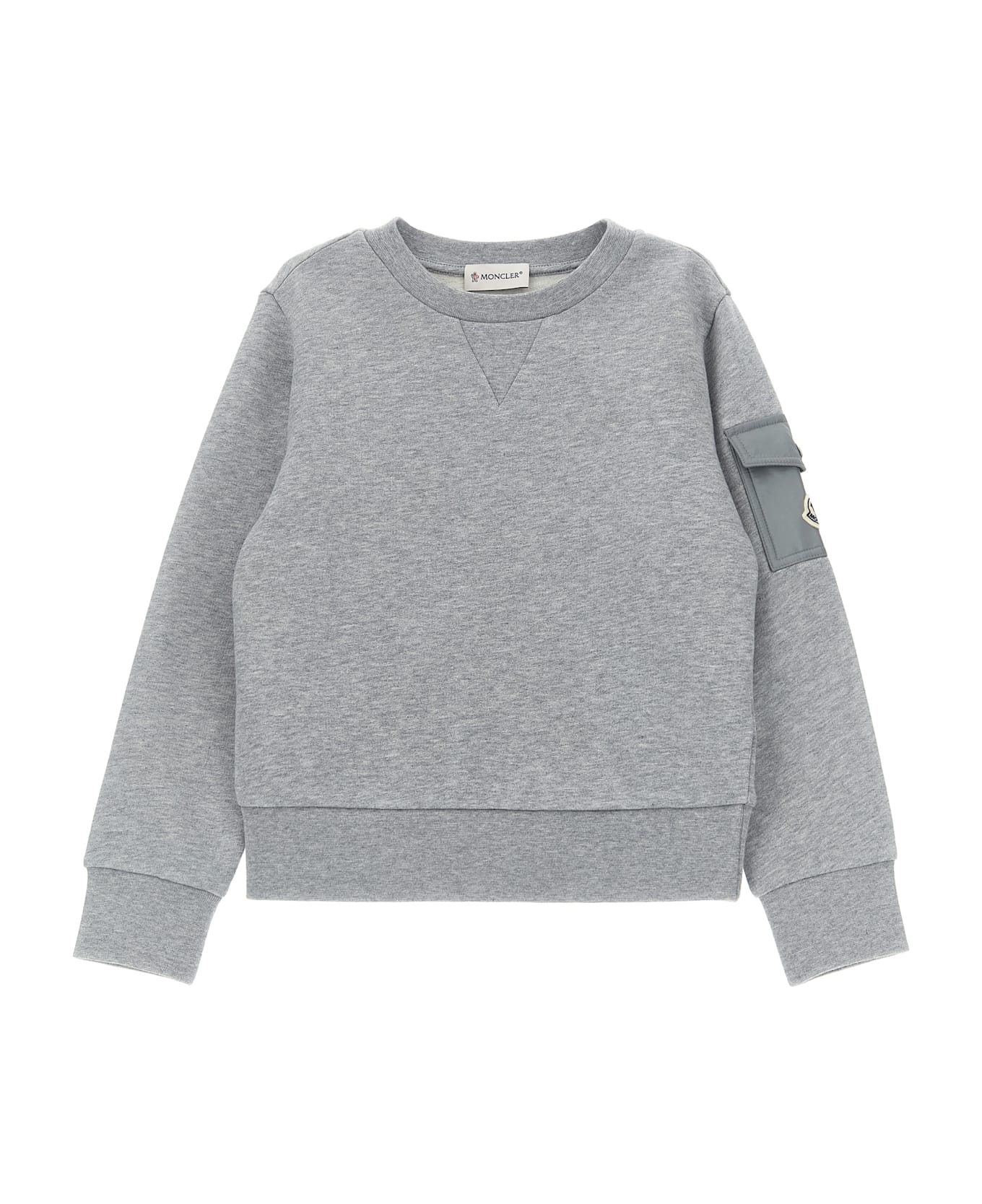 Moncler Nylon Pocket Sweatshirt - Gray