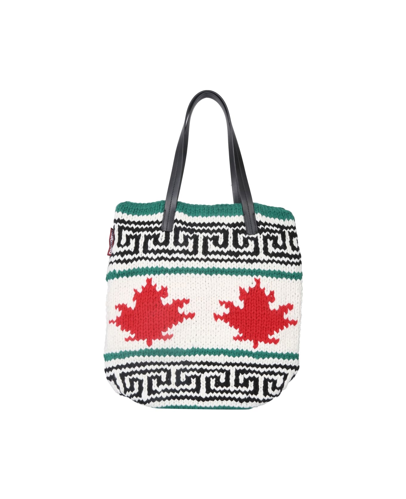 Dsquared2 Large Shopping Bag - WHITE