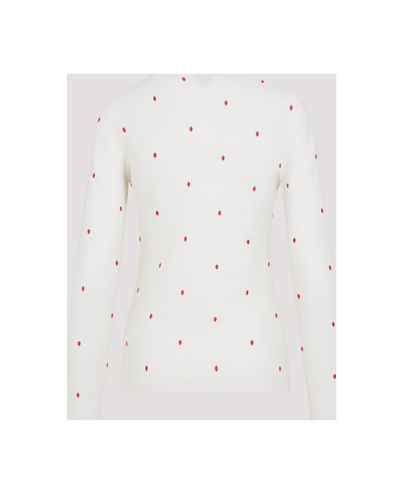 Bottega Veneta Matches Cotton Top - Chalk Vernis