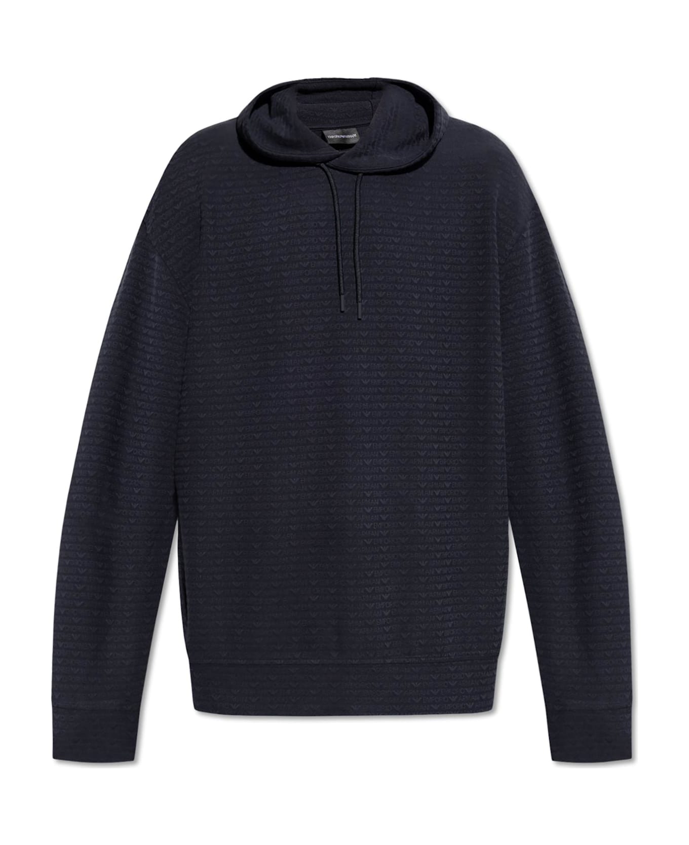 Emporio Armani Sweatshirt With Logo - Blue