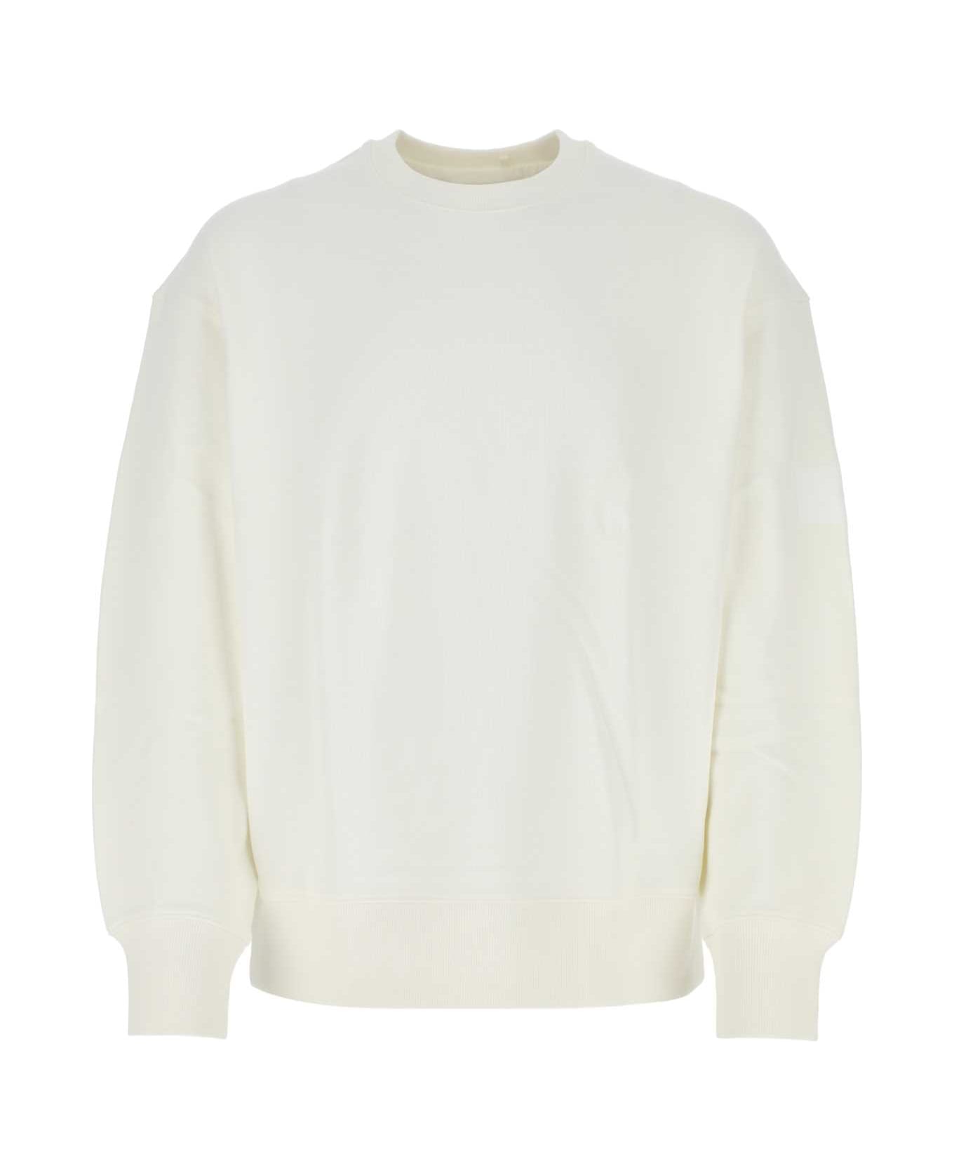 Y-3 Ivory Cotton Sweatshirt - OFFWHITE