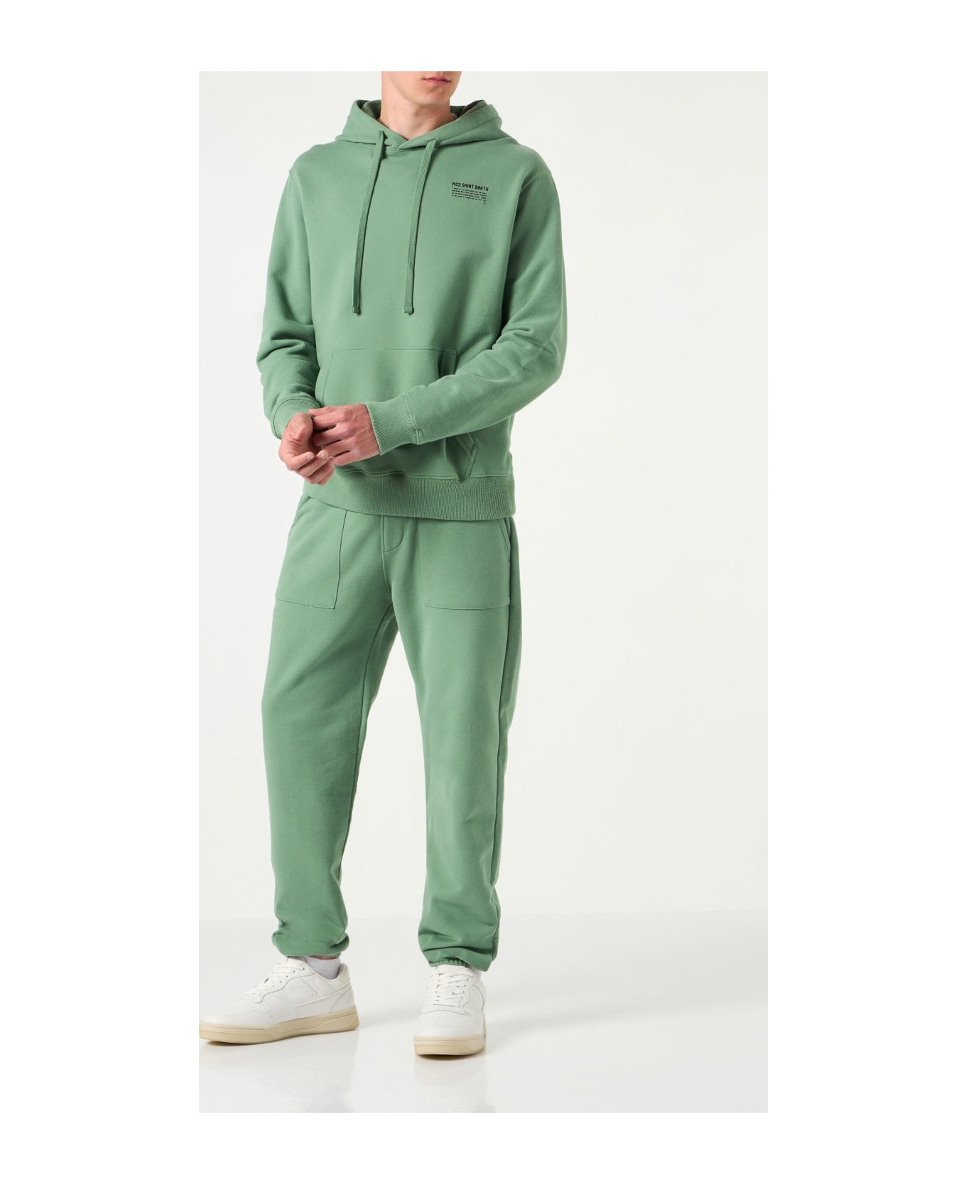MC2 Saint Barth Military Green Hoodie | Pantone Special Edition - GREEN