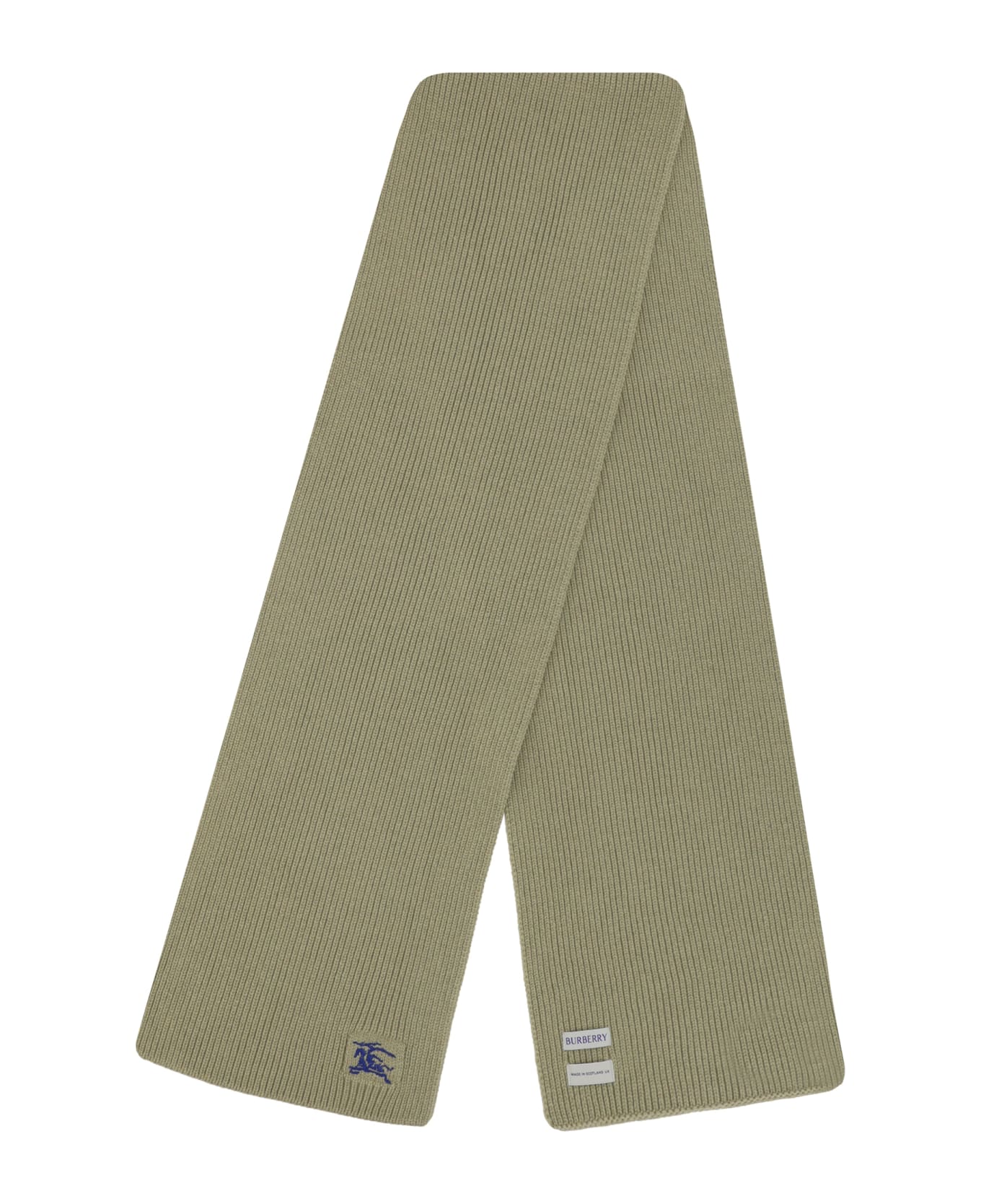 Burberry Green Cashmere Scarf - Green スカーフ