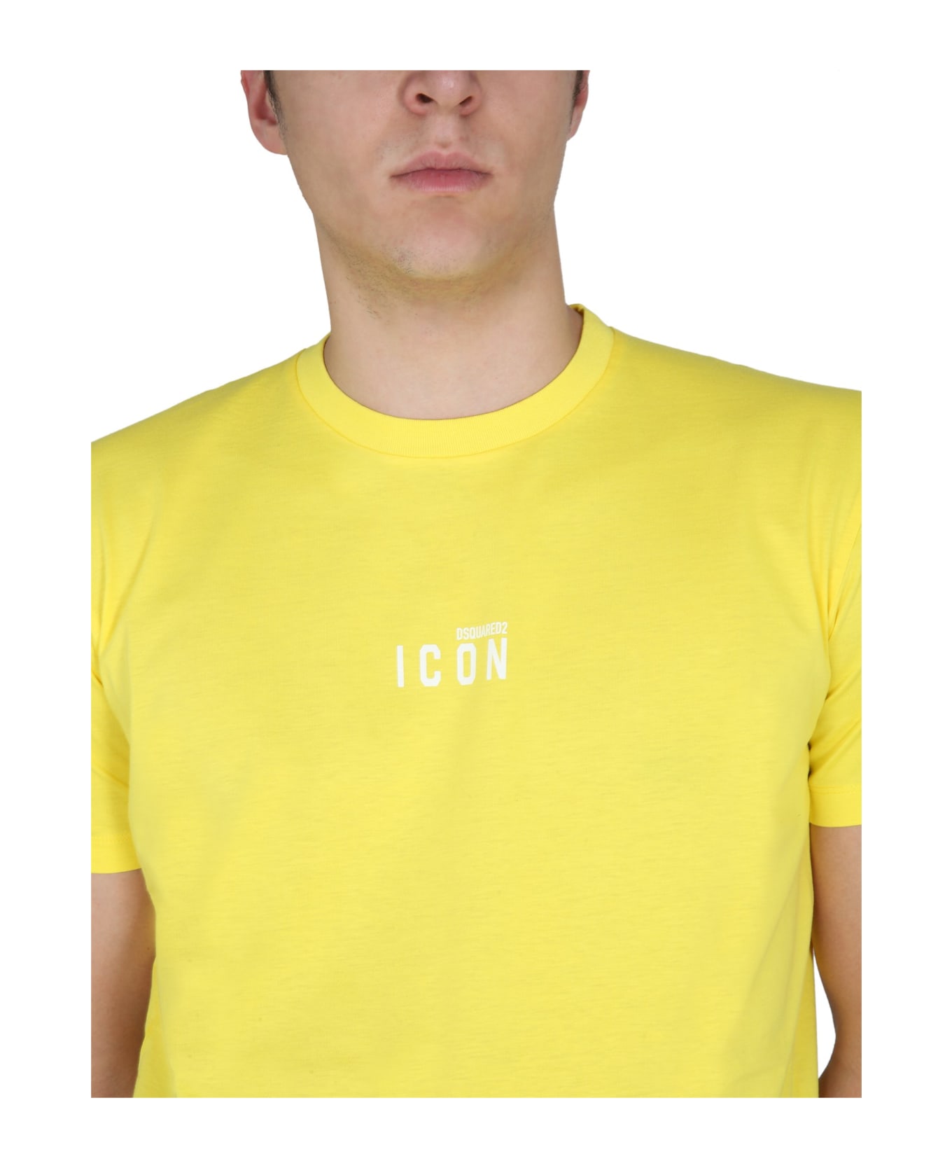 Dsquared2 T-shirt 'icon' - Giallo シャツ
