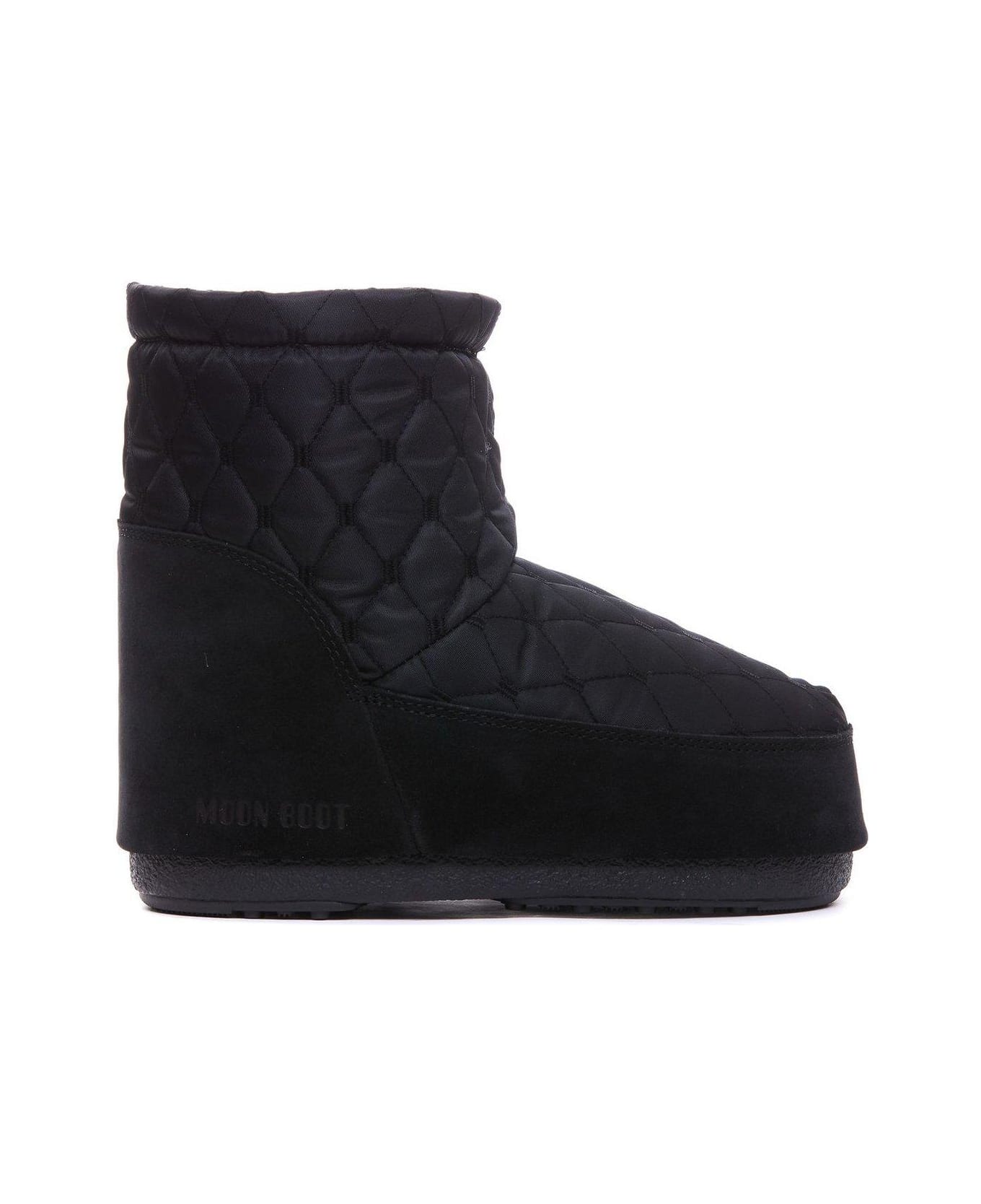 Moon Boot Icon Low Quilted Slip-on Boots - BLACK