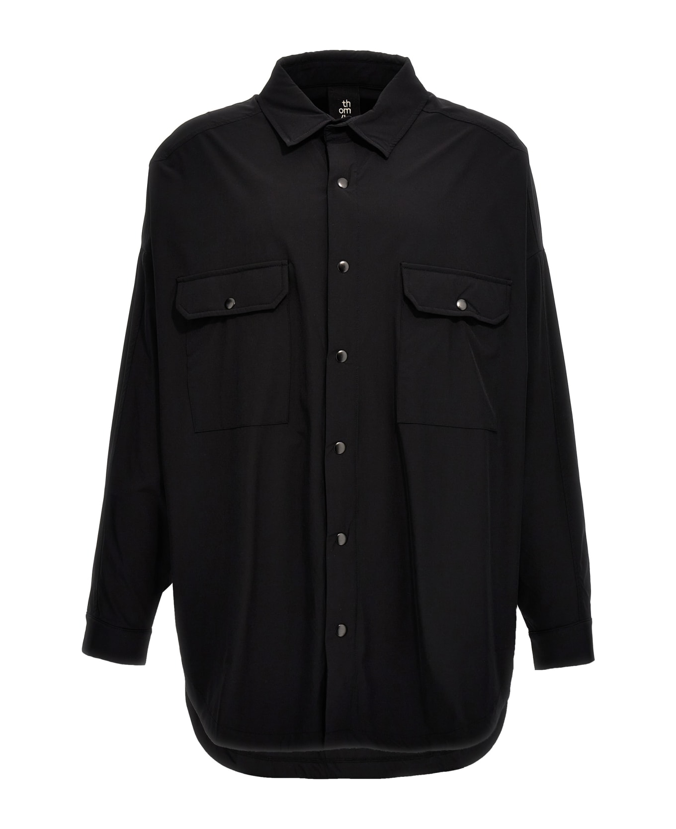 Thom Krom Tech Fabric Shirt - Black  