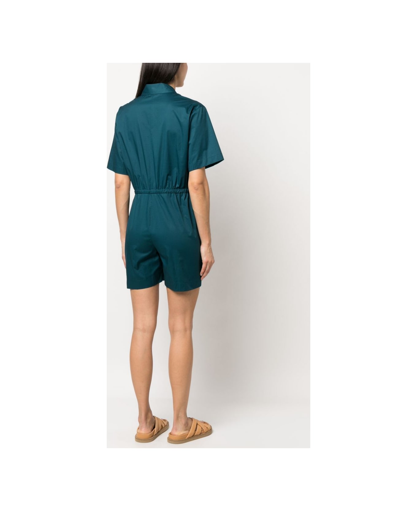 Paul Smith Cotton Playsuit - Blue