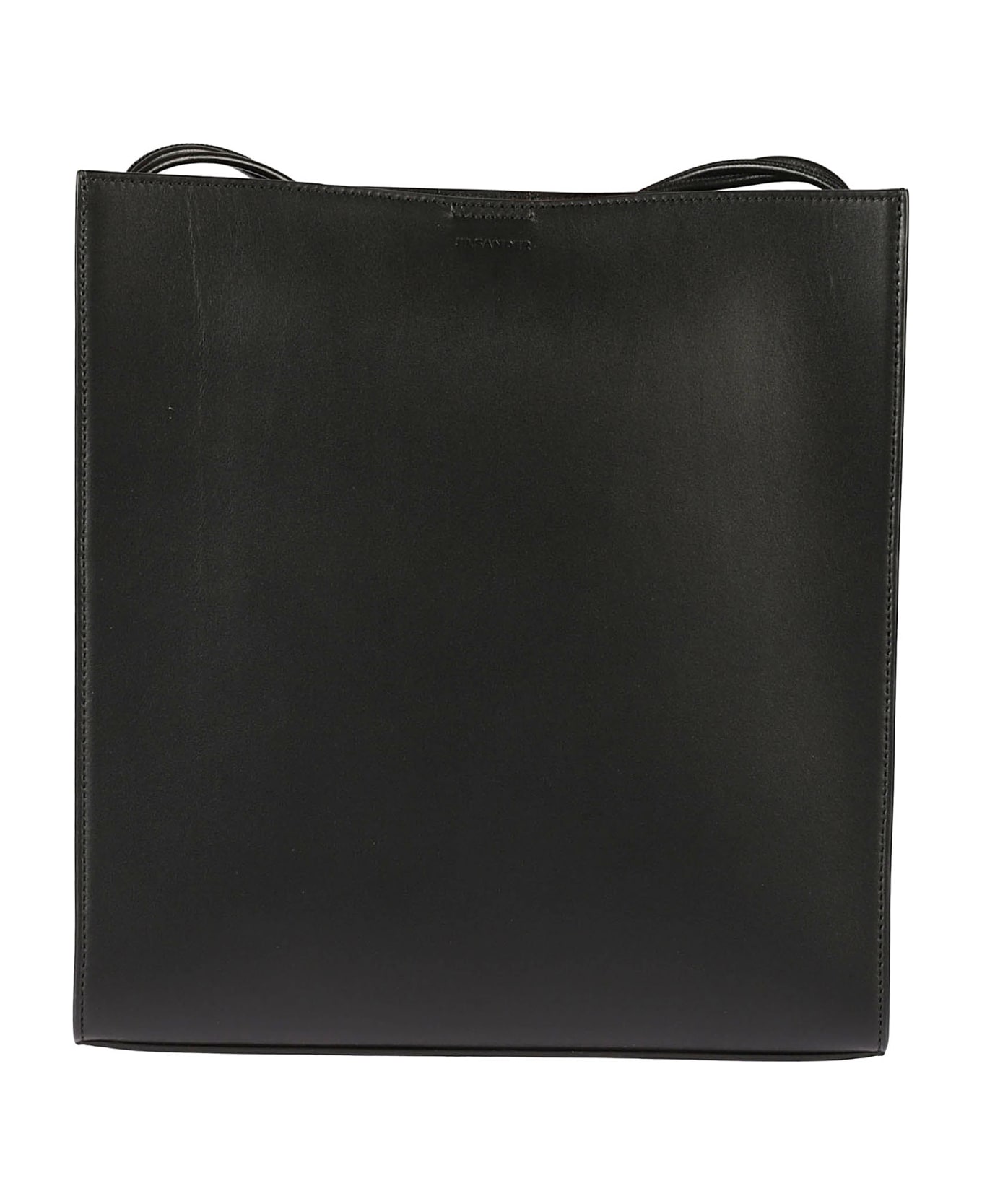 Jil Sander Braided Strap Shoulder Bag - Black