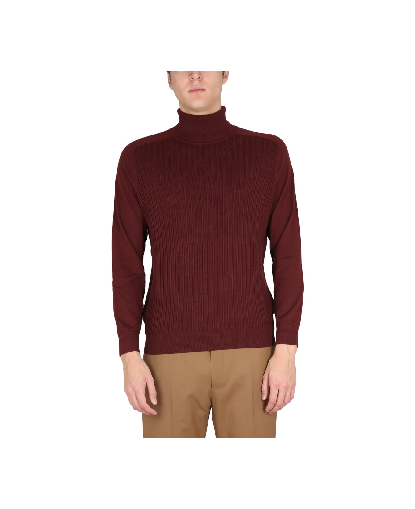 Hugo Boss Rib Knit - BROWN