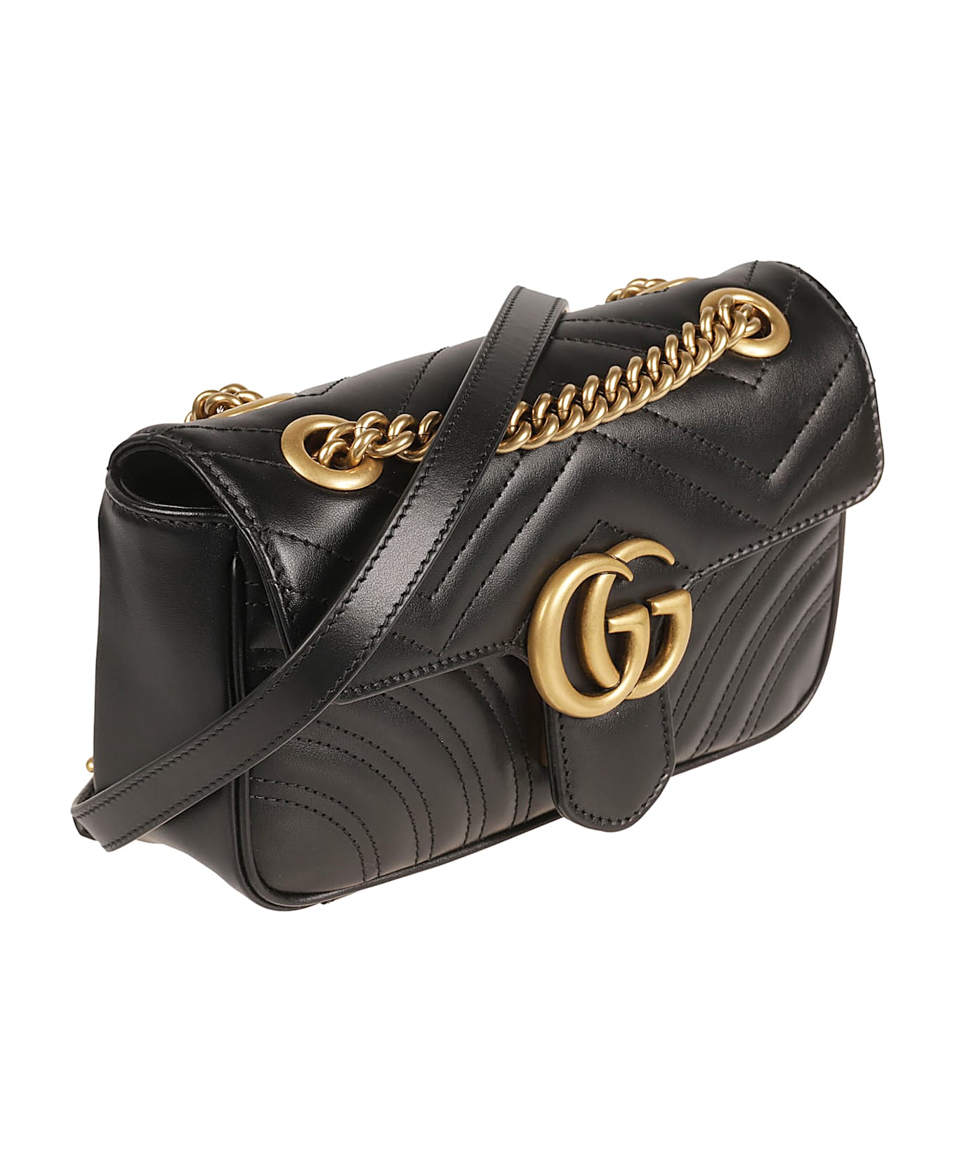 Gucci Marmount Shoulder Bag - Black