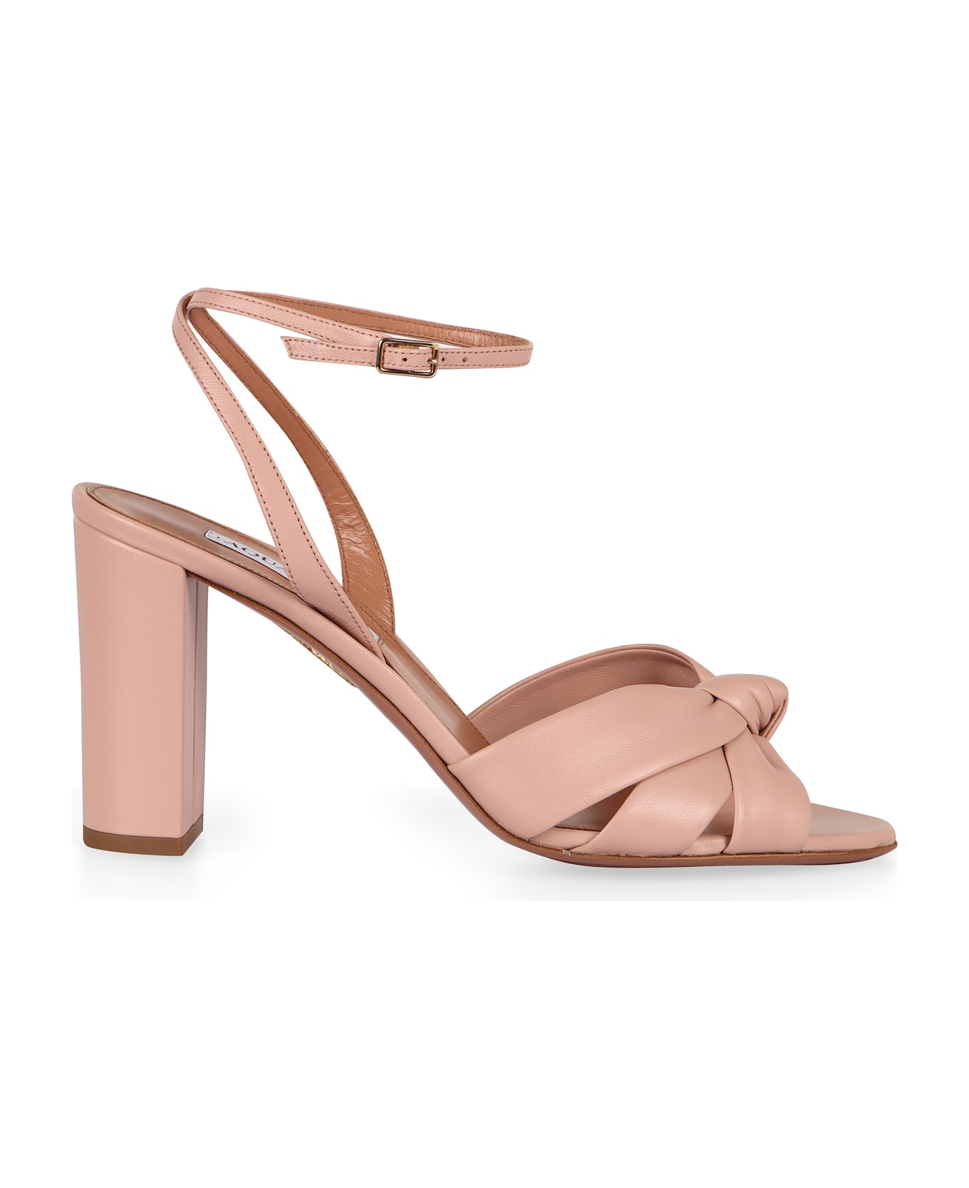 Aquazzura Nima Leather Sandals - Pink
