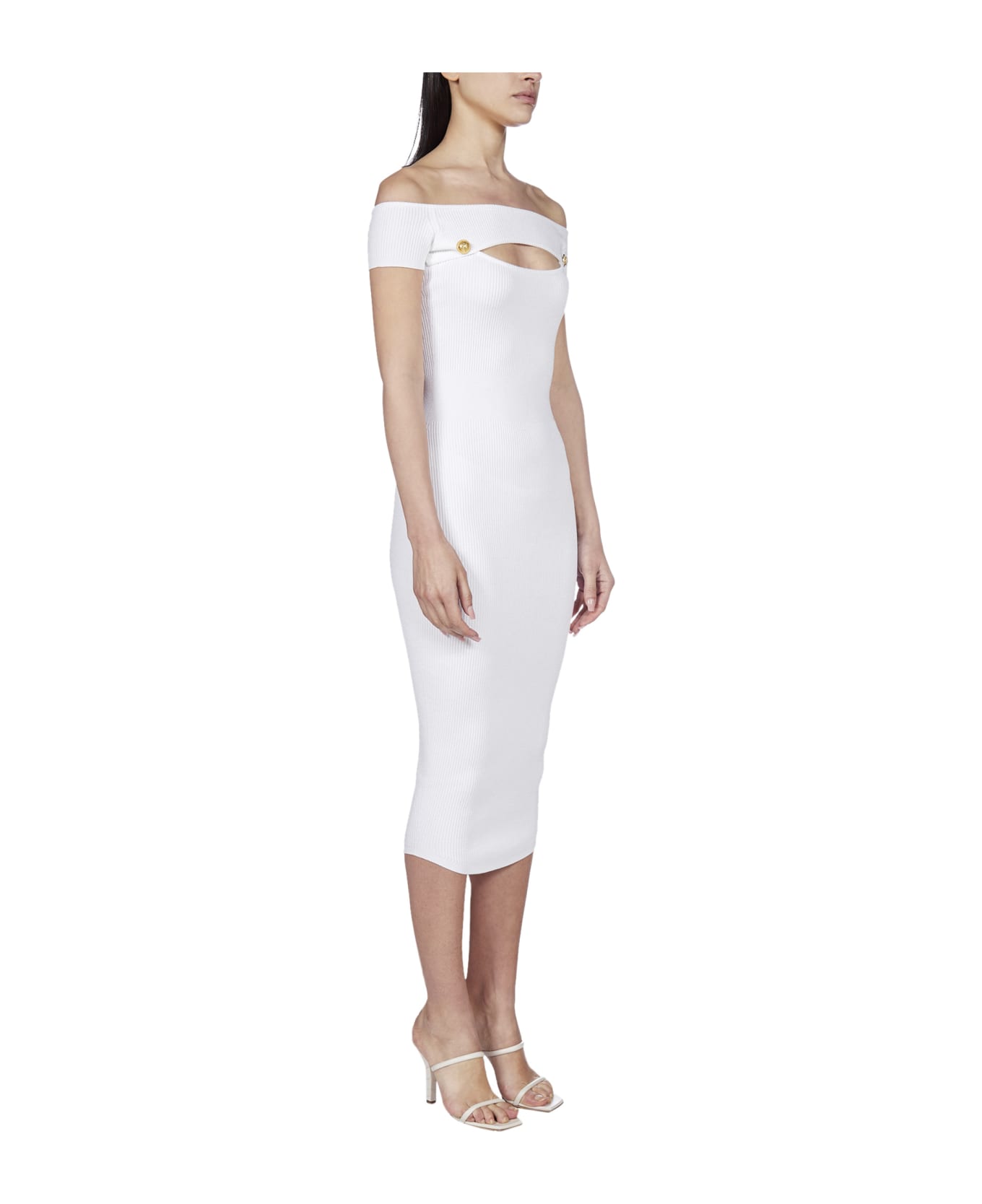 Balmain Dress - Blanc