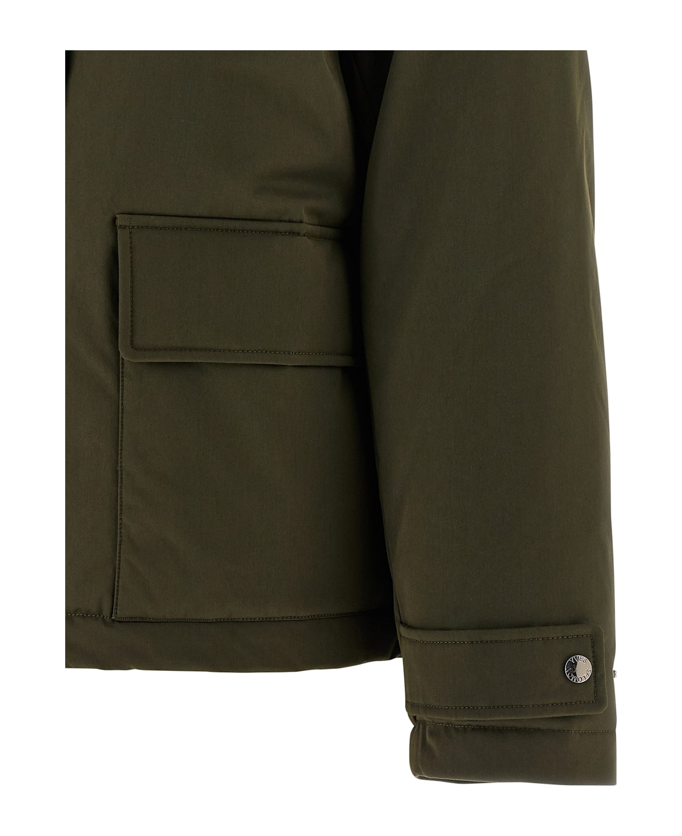 Salomon Merino Shearling Hooded Parka - Green