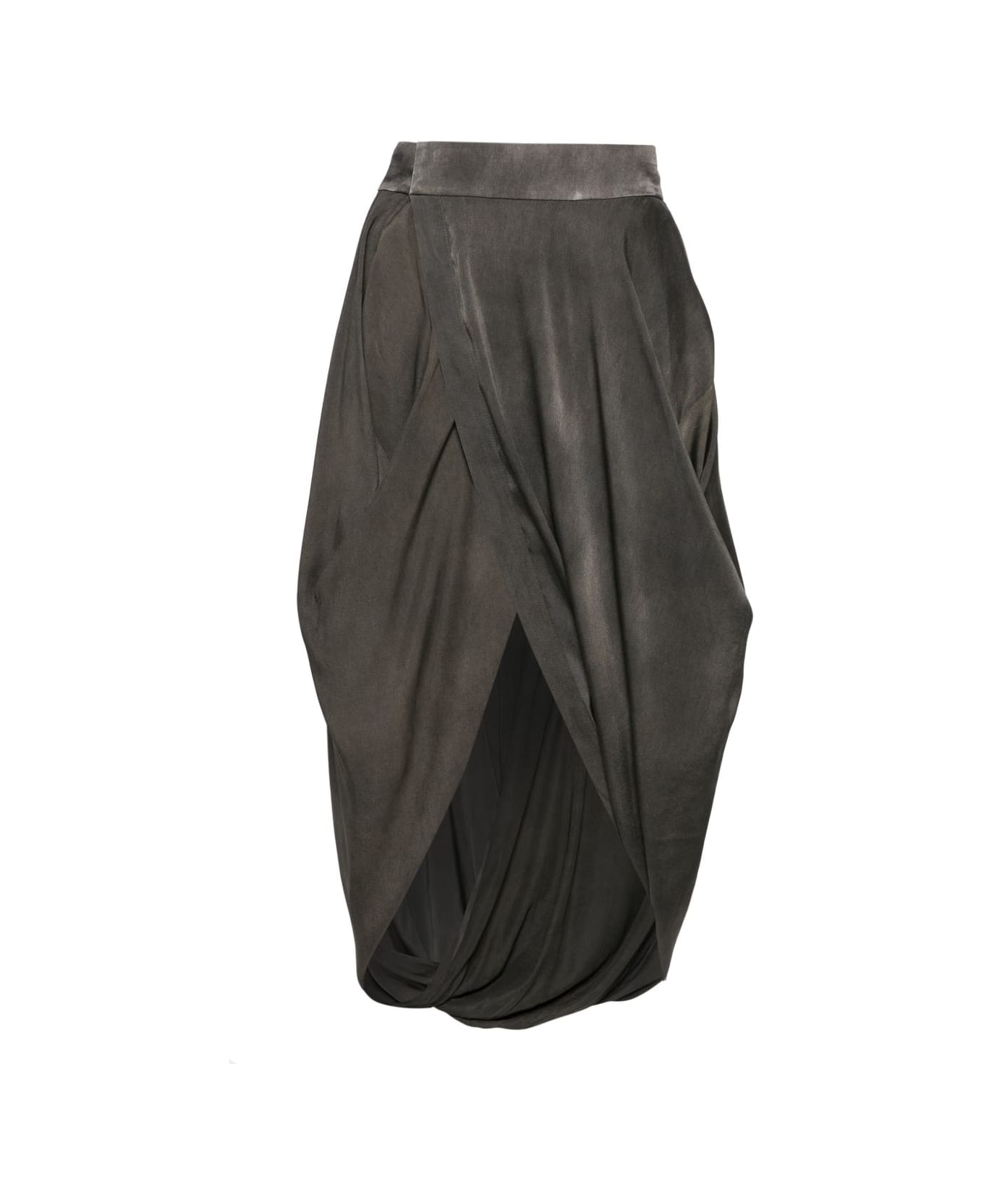 Uma Wang Silk Skirt - Grey スカート