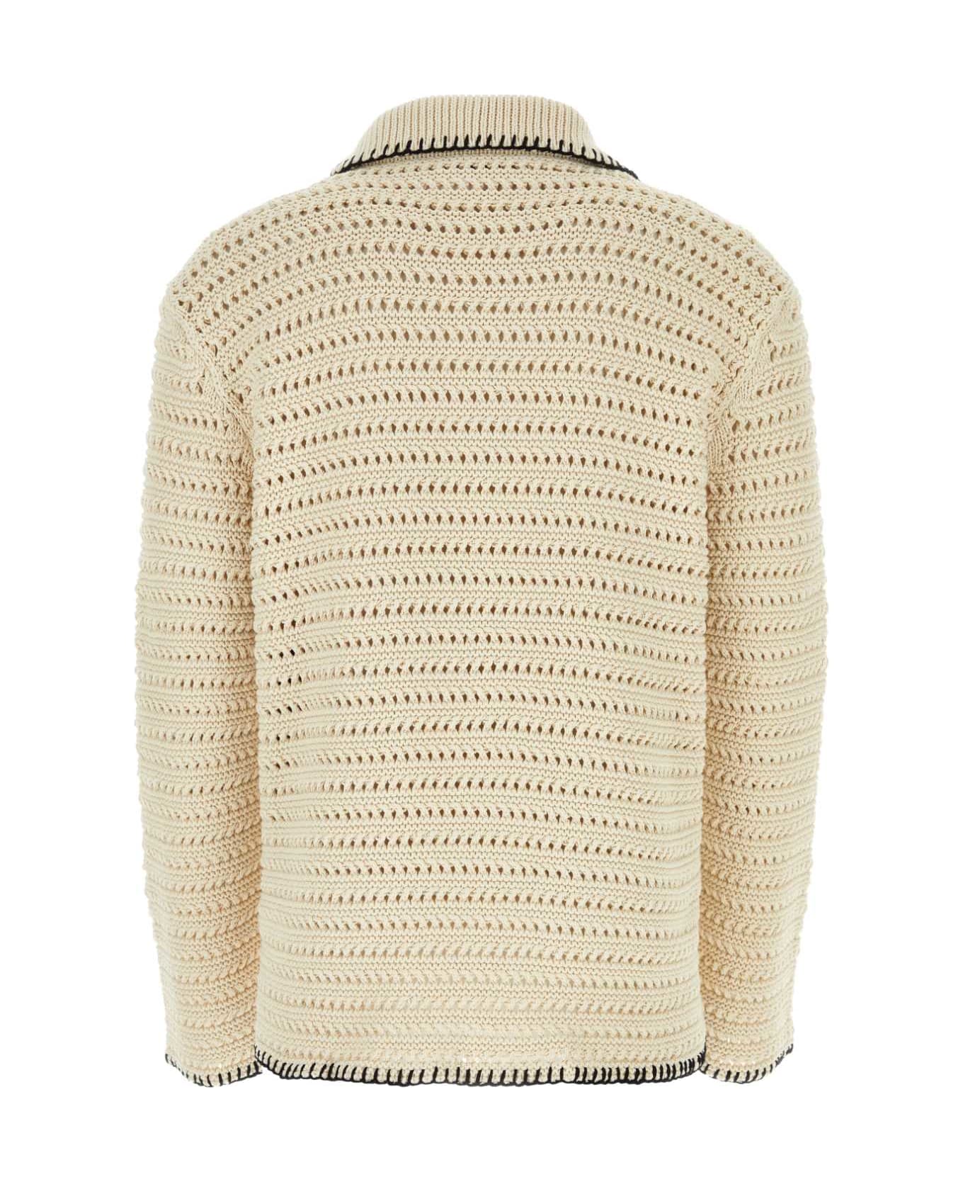 Tシャツ・カットソー ALANUI SS24 Sand crochet shirt (LMHY002R24KNI001 0310) Alanui Sand Crochet Shirt | italist