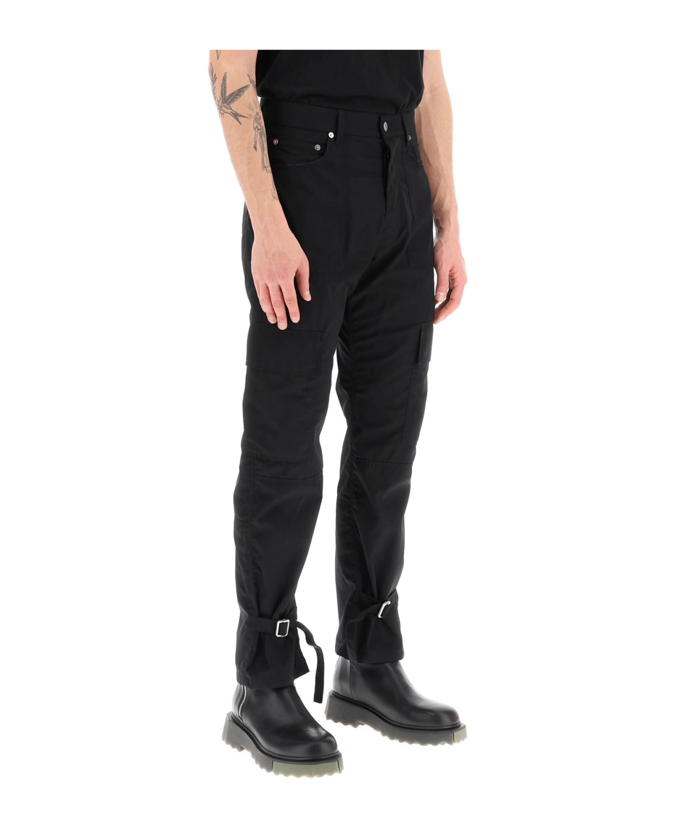 Off-White Cargo Trousers - BLACK (Black)