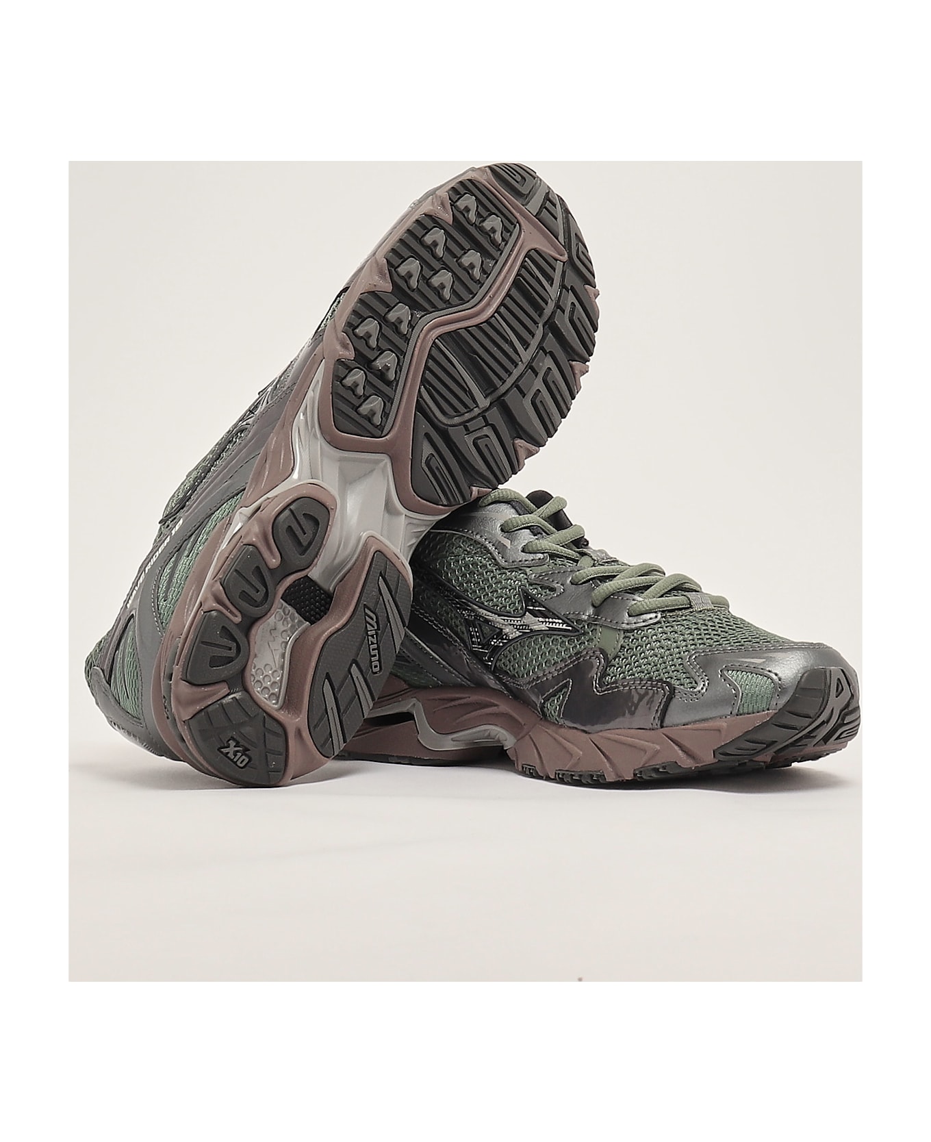 Mizuno Wave Rider 10 S Sneaker - AGAVE-FANGO-IRON