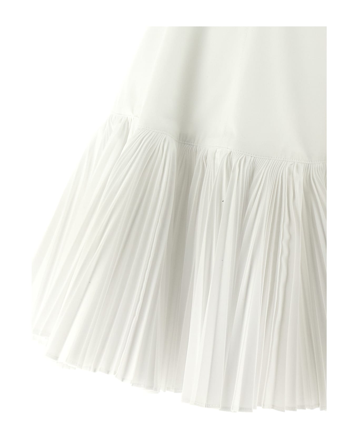 Giovanni Bedin Pleated Dress - White