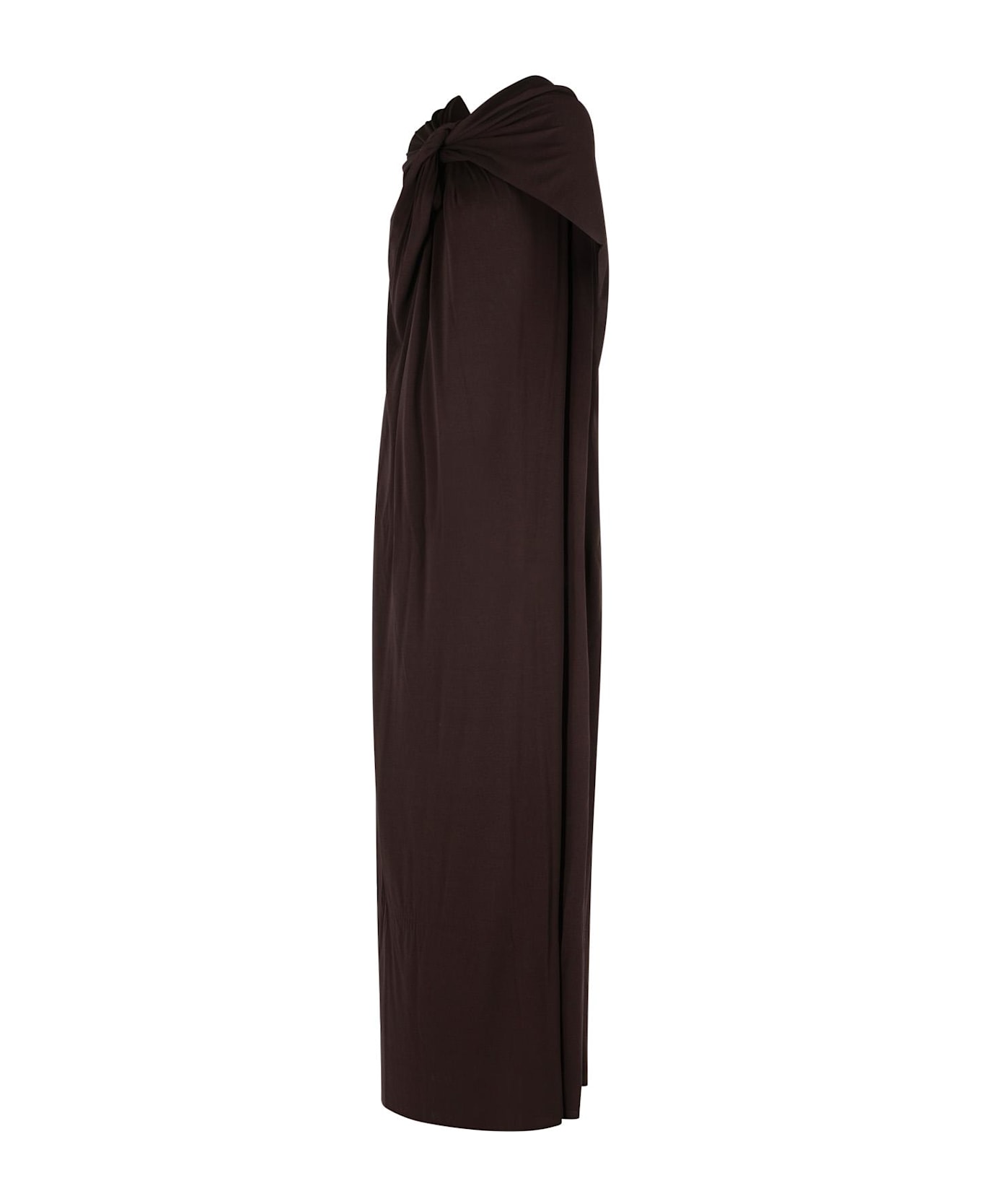 Jil Sander Brown Viscose Dress - Brown