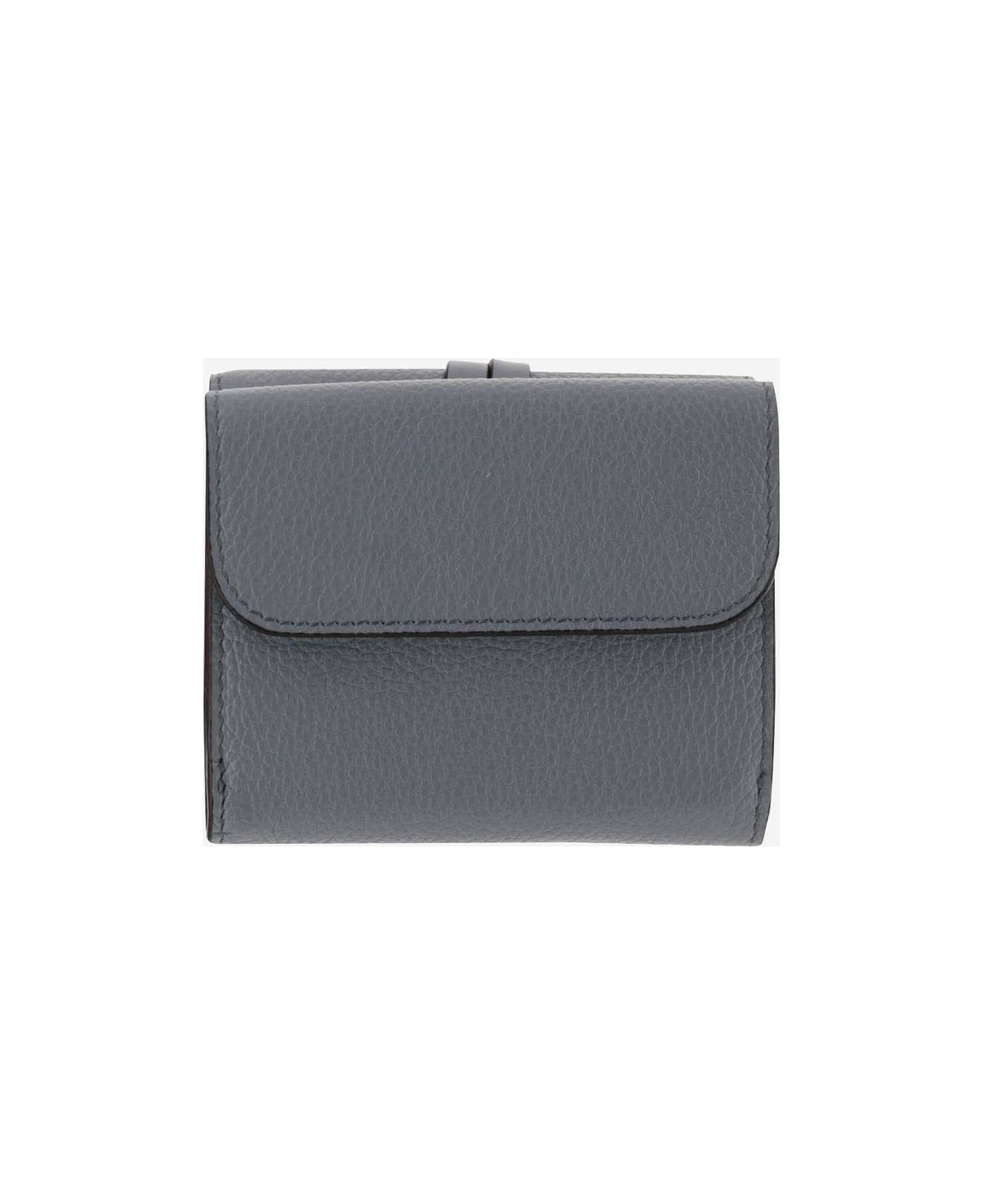 Chloé Tri-fold Alphabet Wallet - Blue 財布
