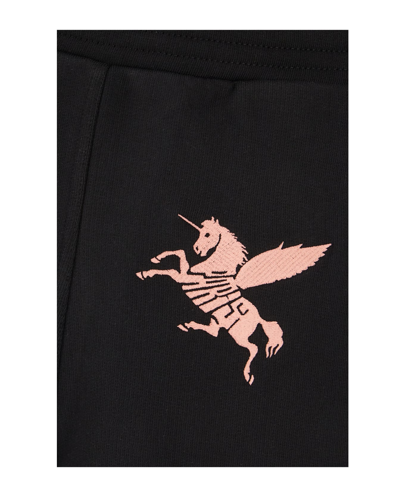 Black Cotton Bermuda Shorts
