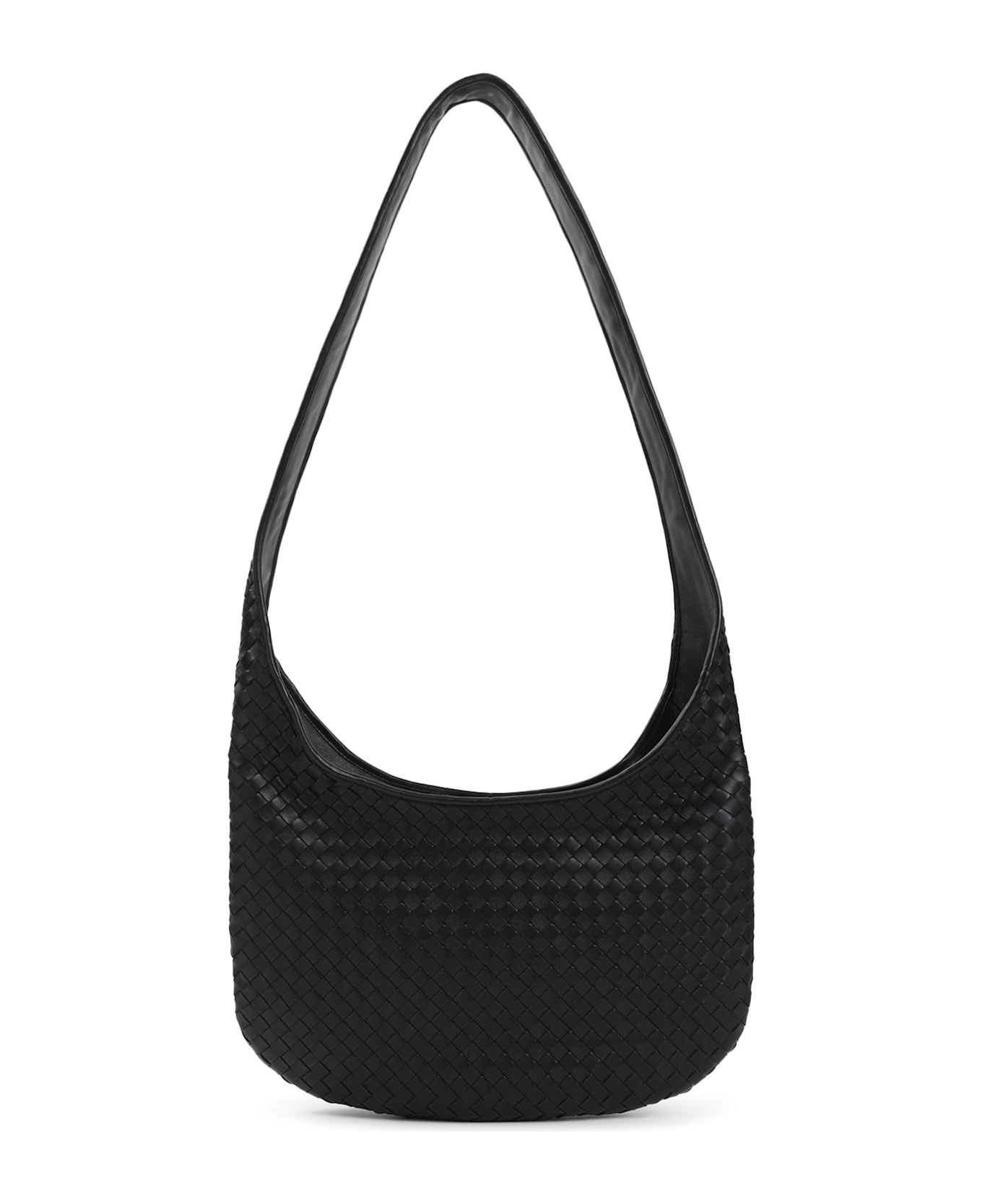 Bottega Veneta Archive Hobo Shoulder Bag - Black Silver