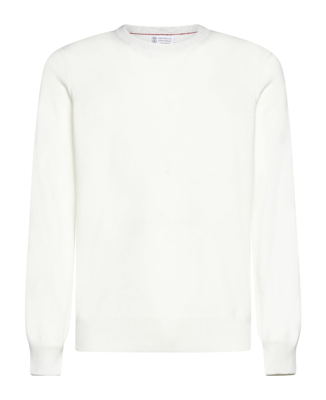 Brunello Cucinelli Cashmere Sweater - White フリース