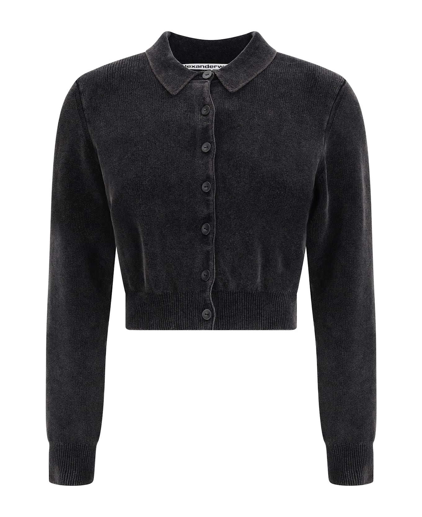 Alexander Wang Polo Cardigan Crop