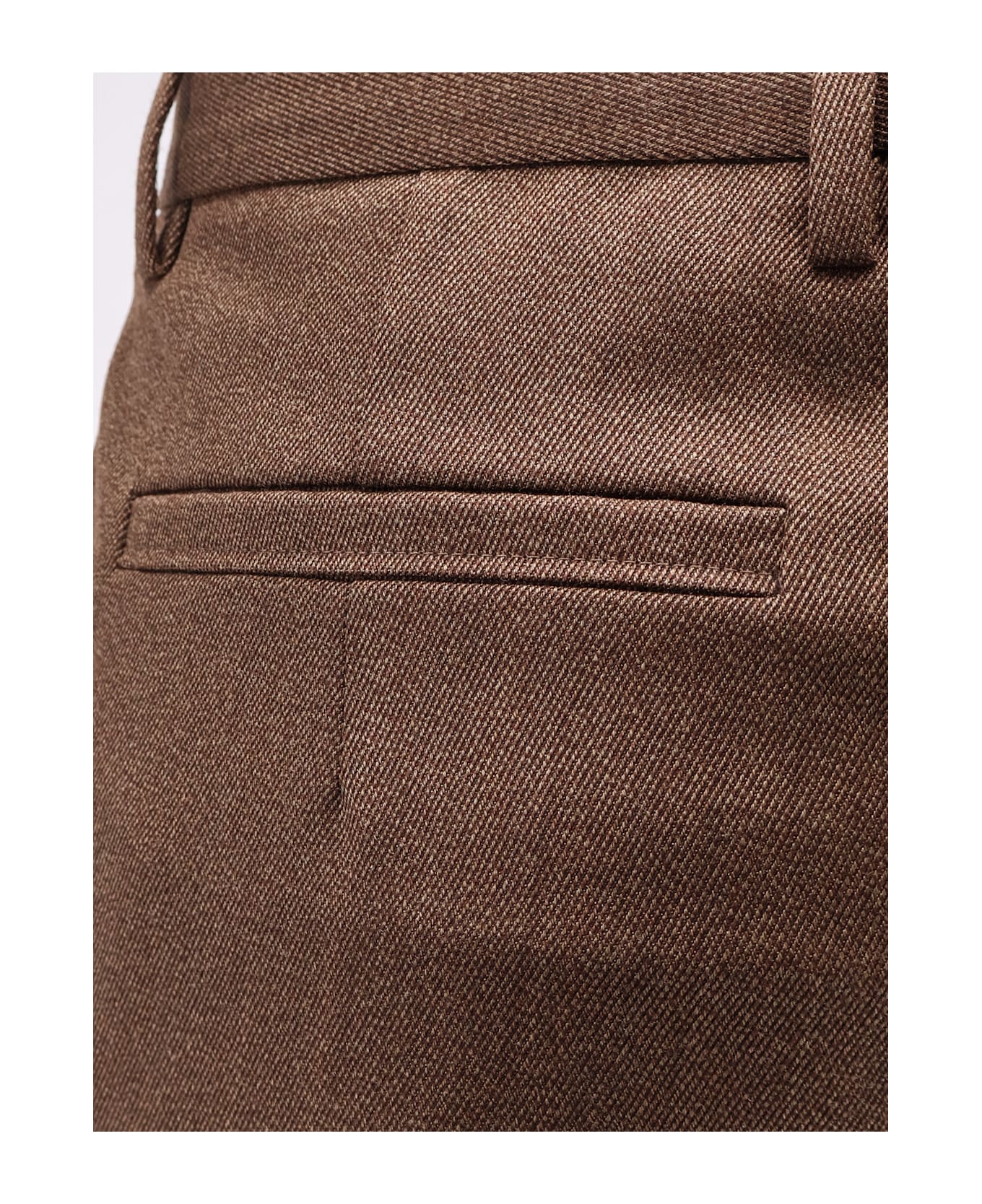 Zegna Wool Trousers - Brown