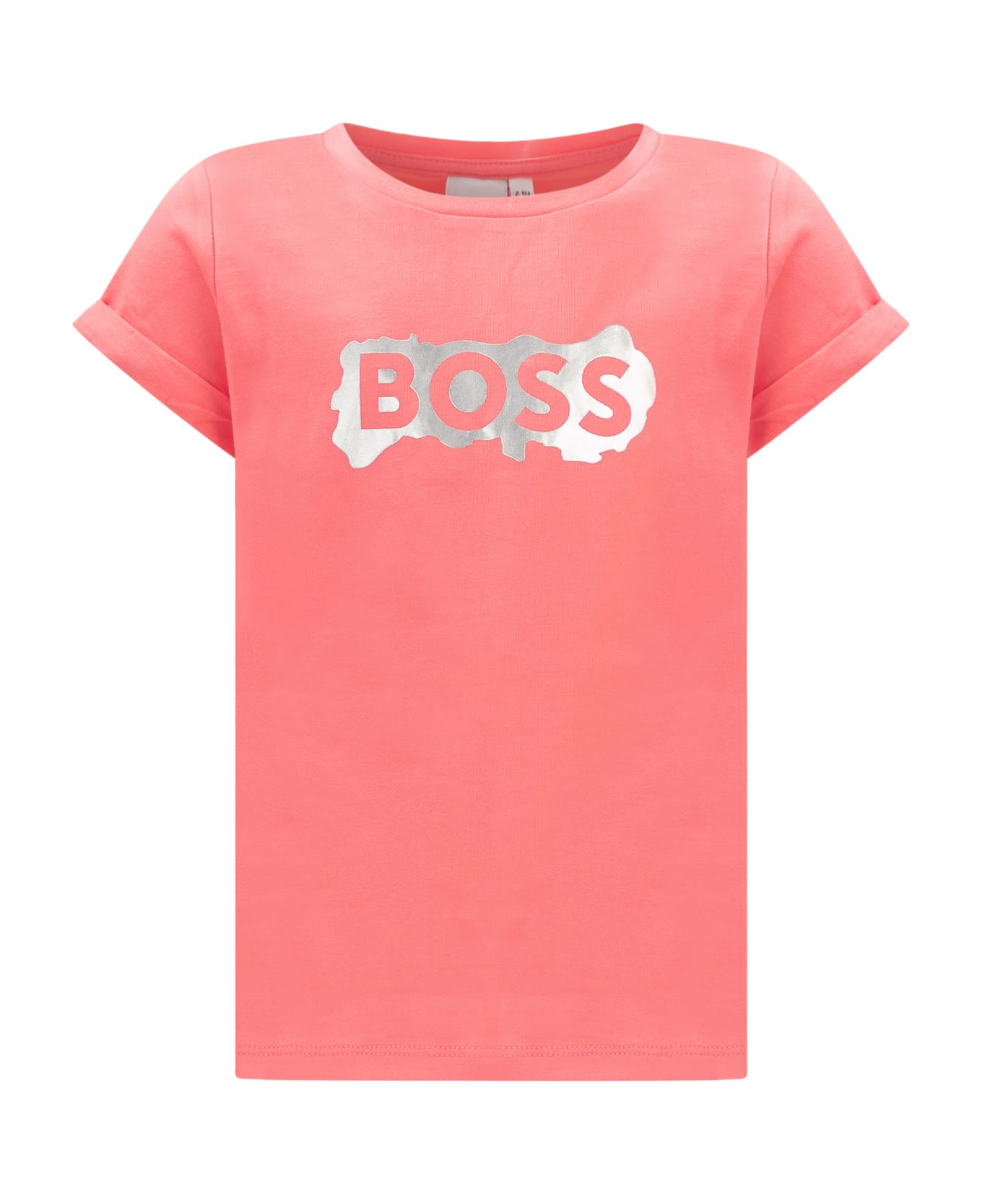 Hugo Boss T-shirt With Print - FUSCHIA