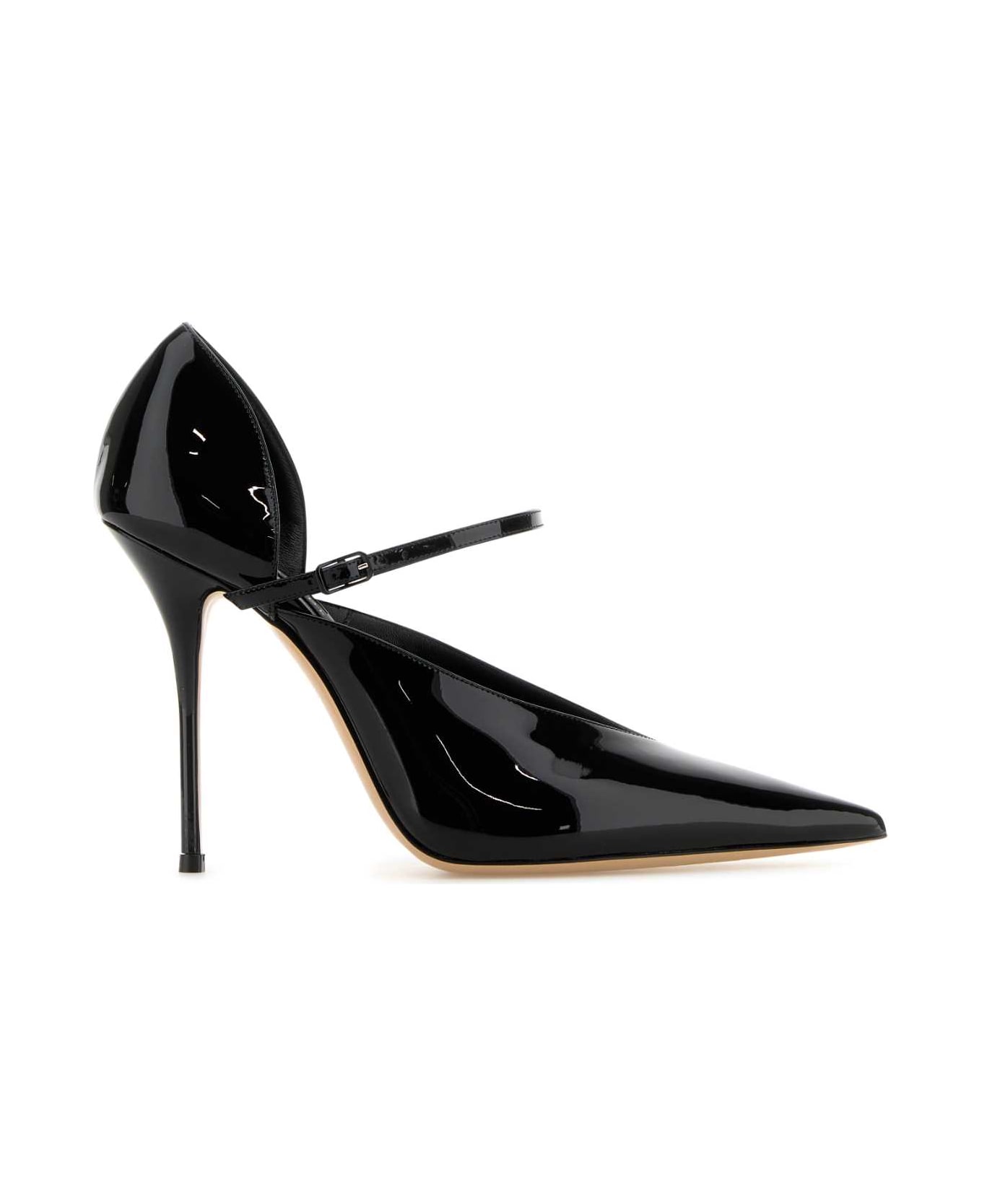 Casadei Black Leather Tiffany Pumps - NERO