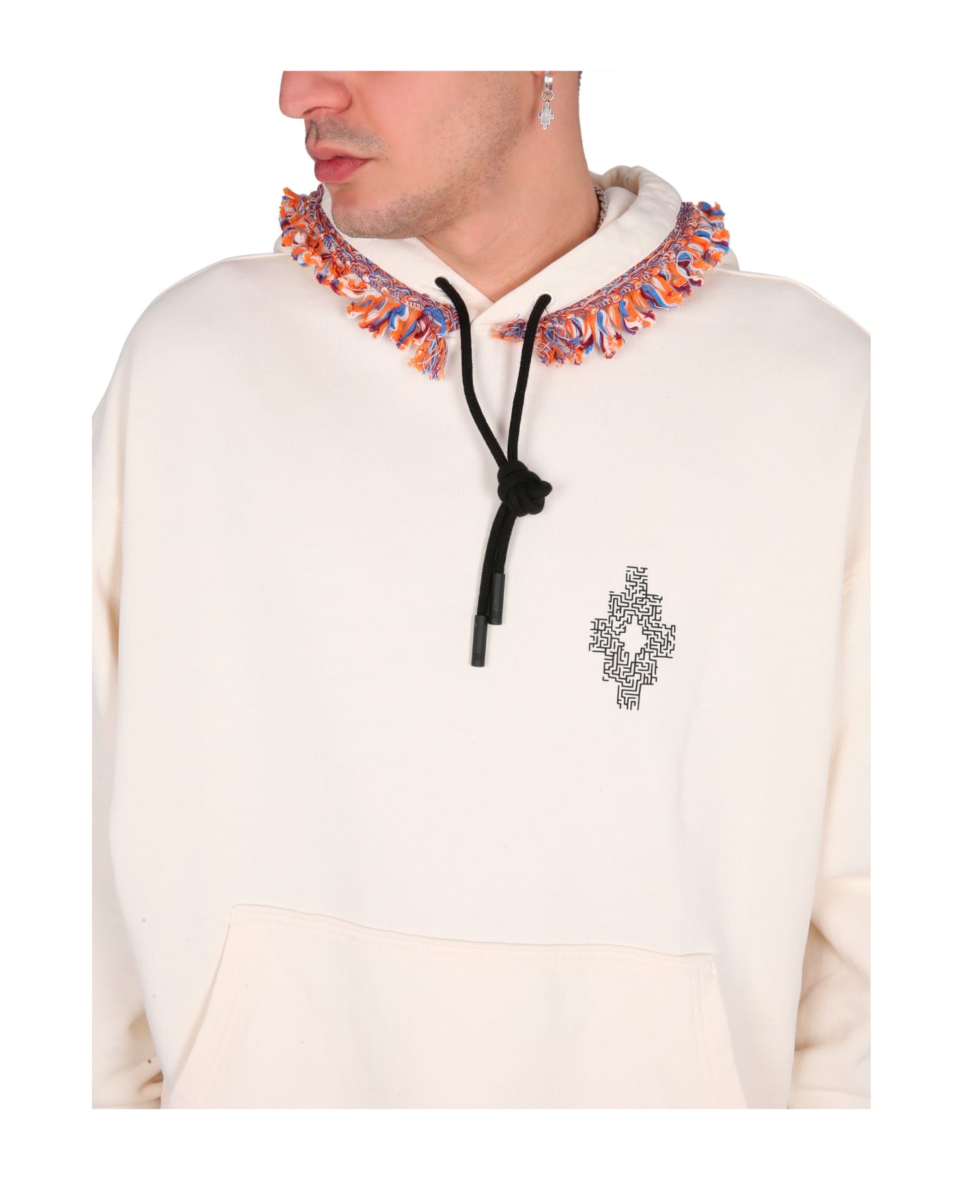 Marcelo Burlon Fringes Sweatshirt - CIPRIA