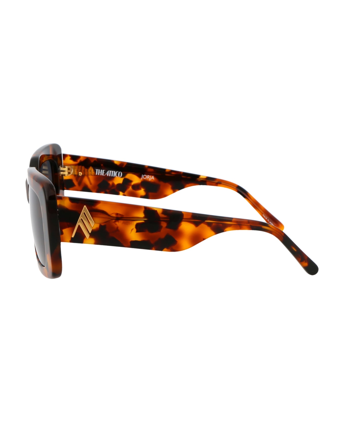 The Attico Jorja Sunglasses - T-SHELL/YELLOWGOLD/BLUE