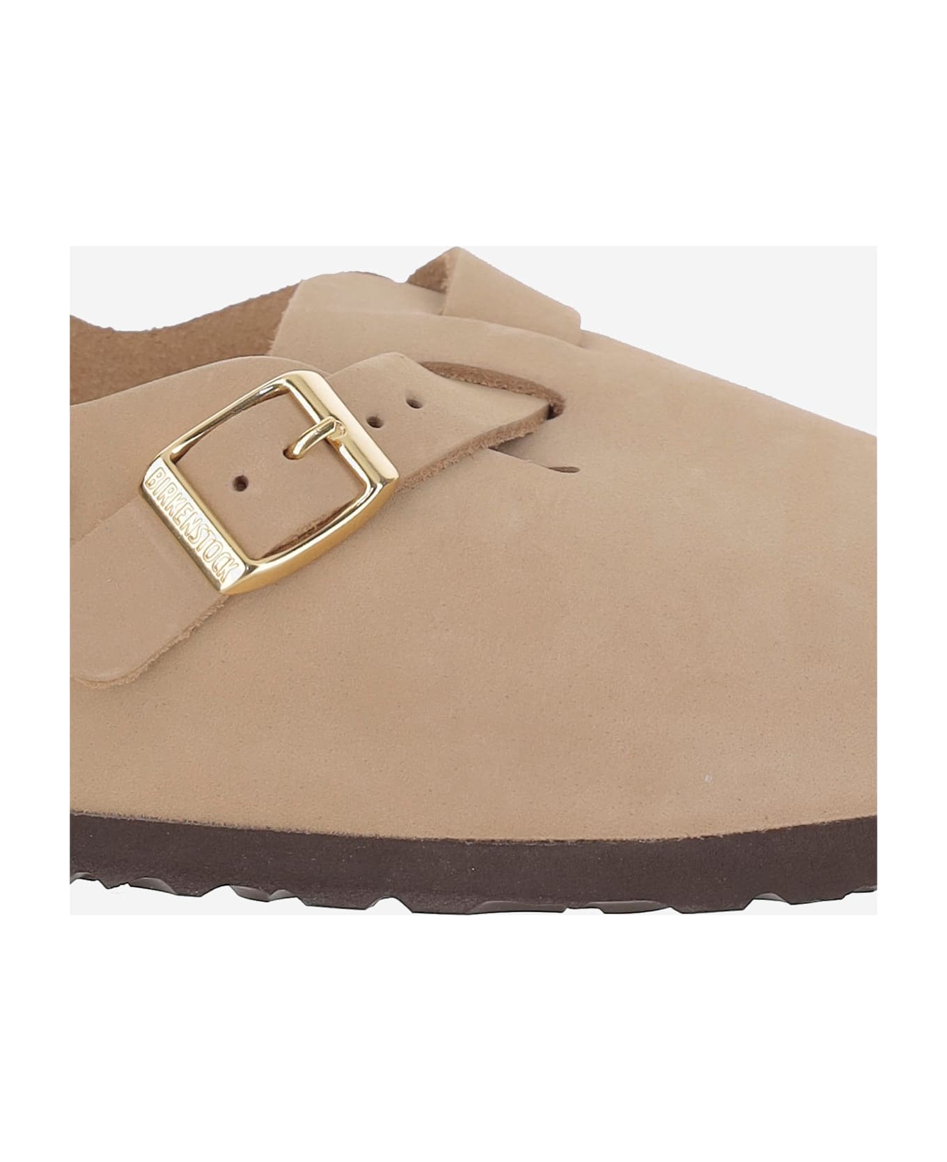Birkenstock Tokyo Sandcastel Leather Mules - Beige