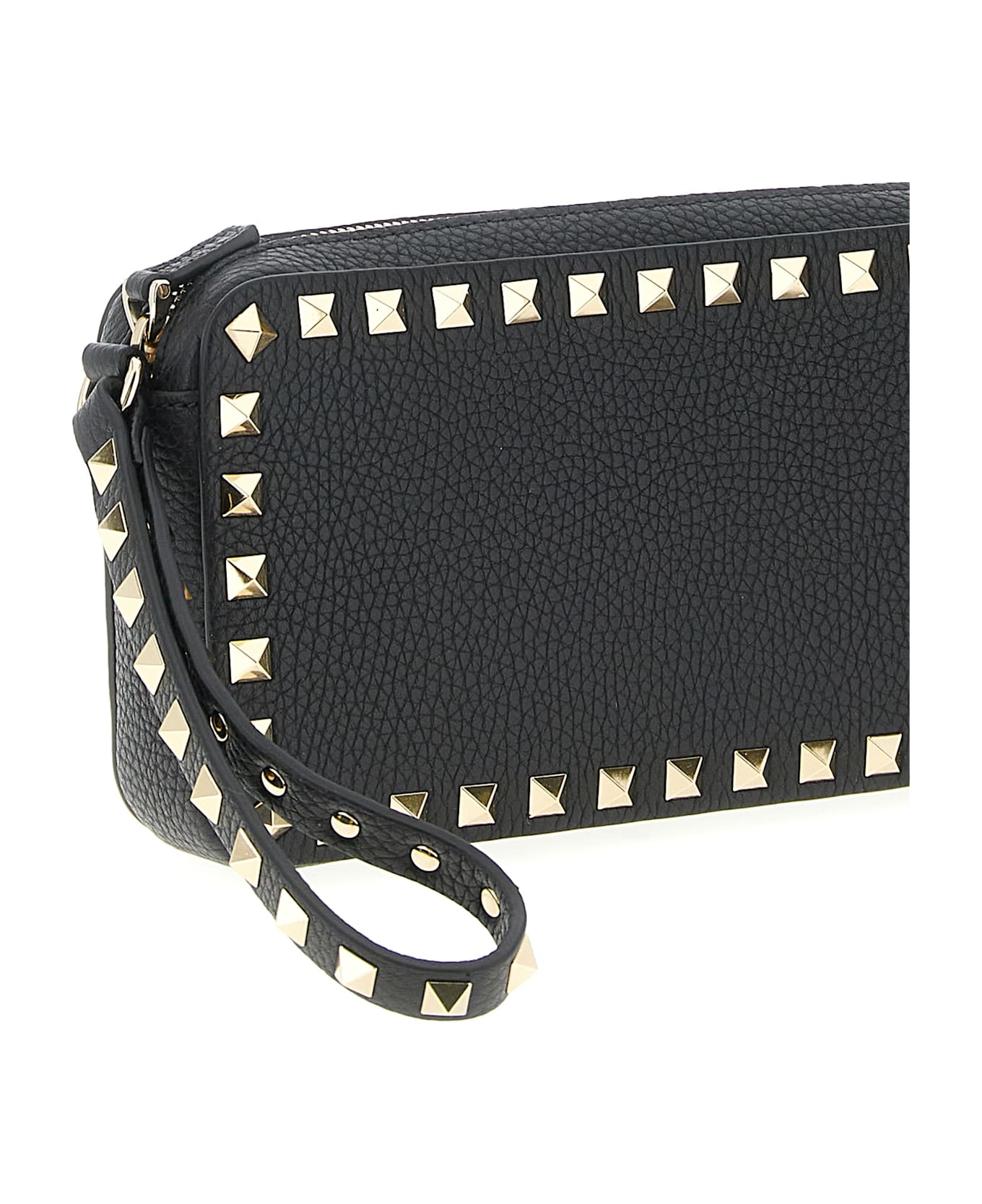 Valentino Garavani 
rockstud
 Clutch Bag - Black  