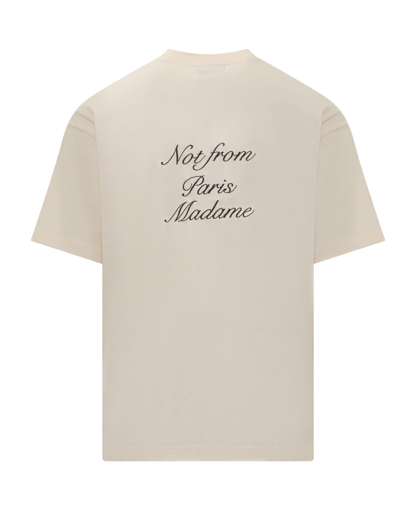 Drôle de Monsieur T-shirt Le Slogan - Cream