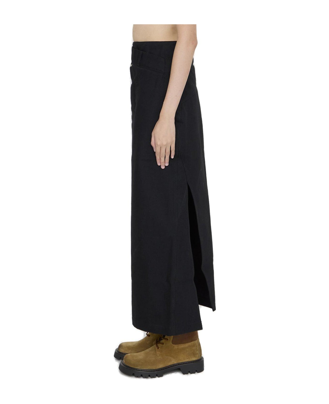 Loewe Deconstructed-designed Denim Midi Skirt | italist
